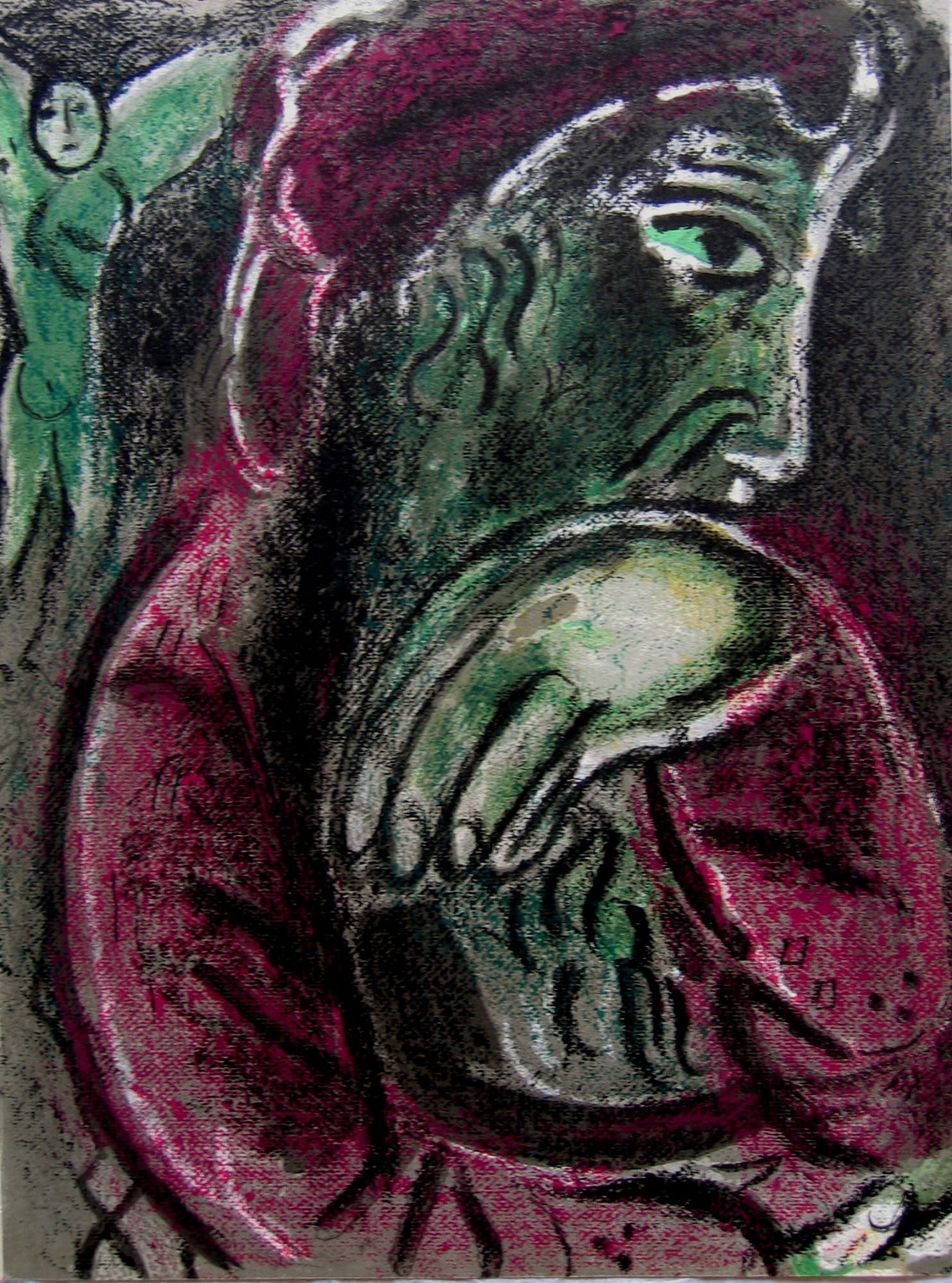 Marc Chagall, Job Disconsolate, 1960