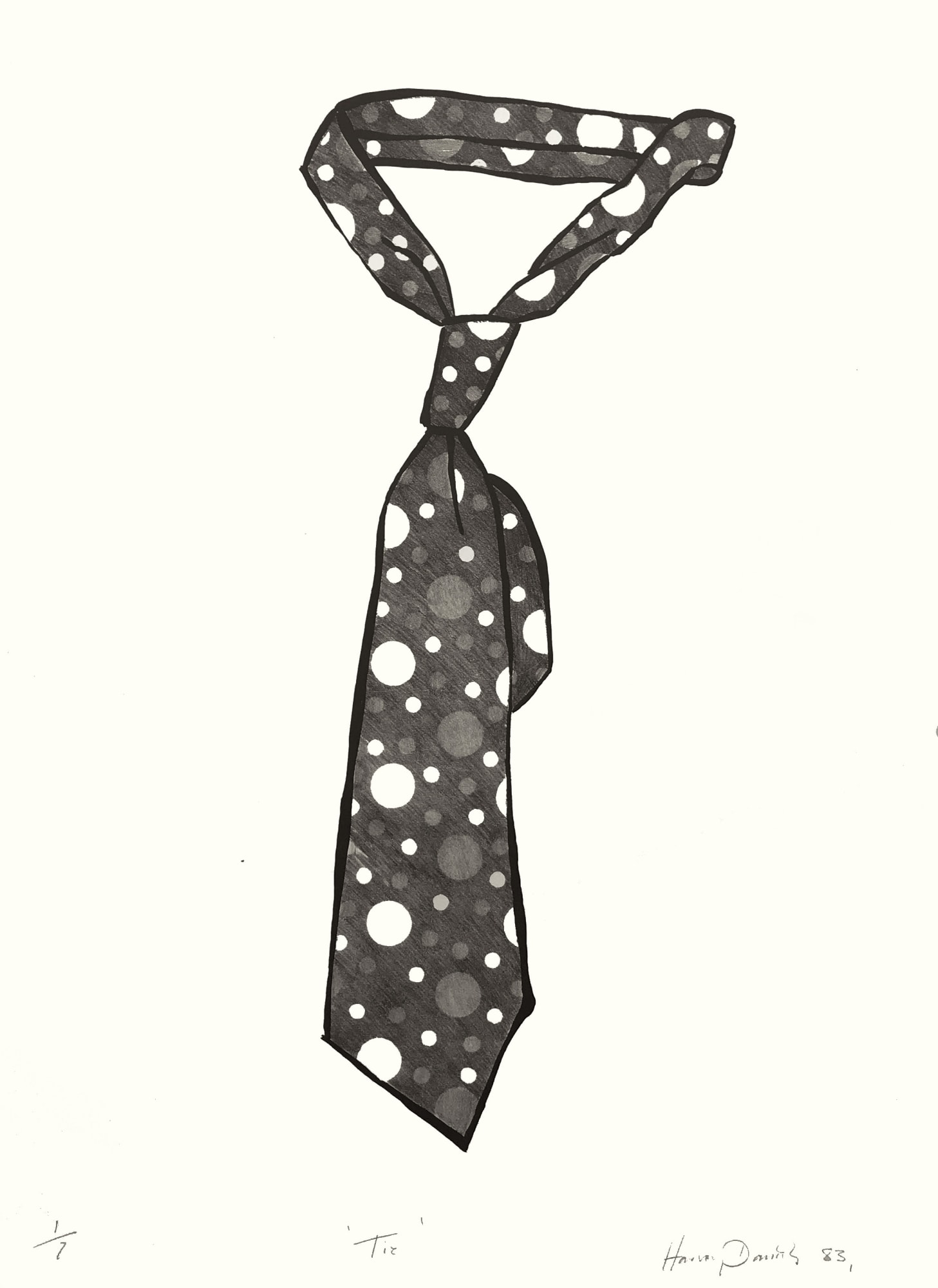 Harvey Daniels, Tie, 1983