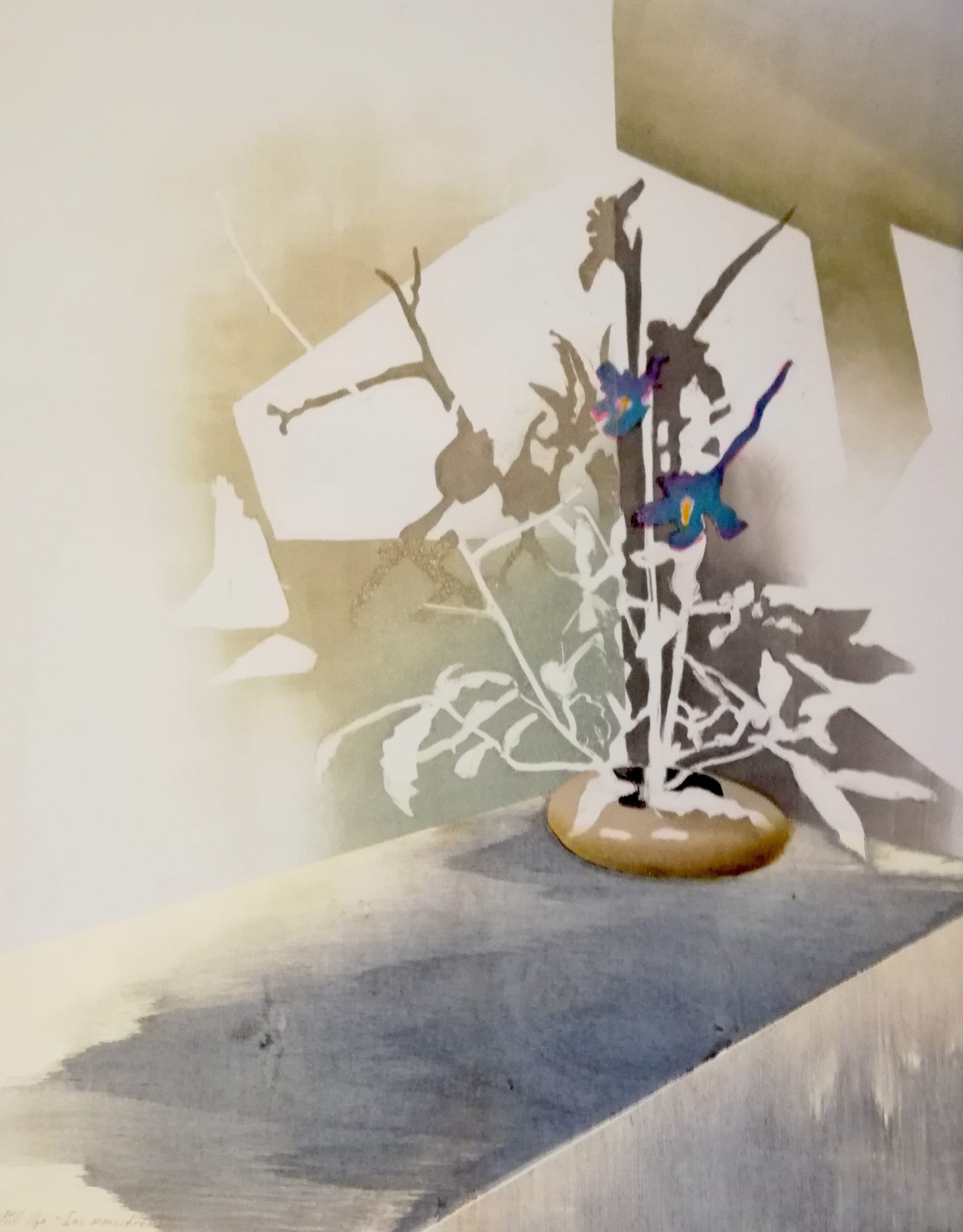 Sophie Layton, Still Life - Iris (Monochrome), 2019