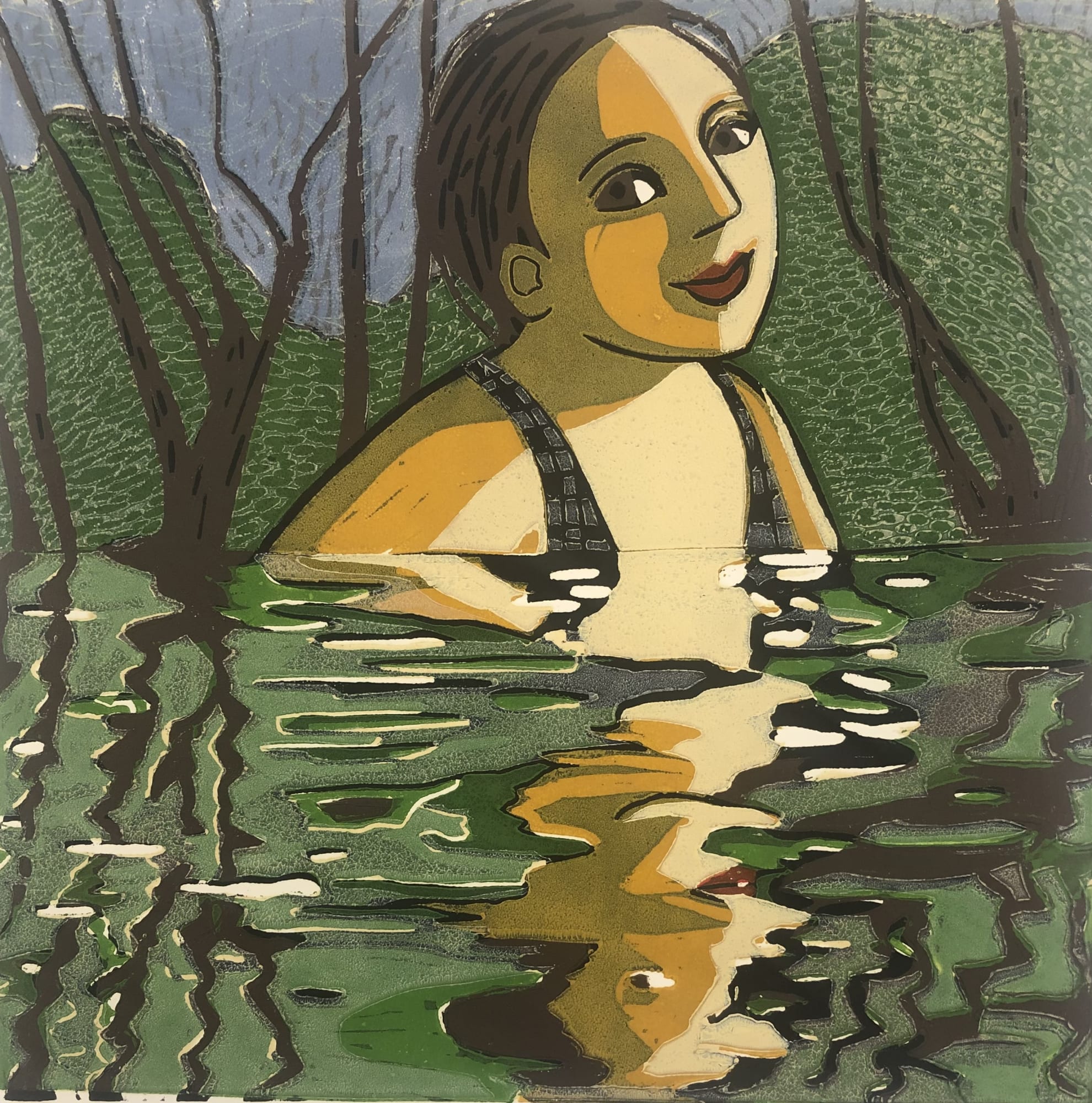 Anita Klein Open Studio, Lake Swim (TP2) , 2020