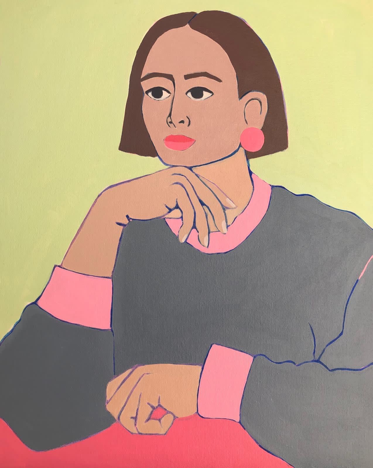 Susie Stone, Pink Trim, 2020