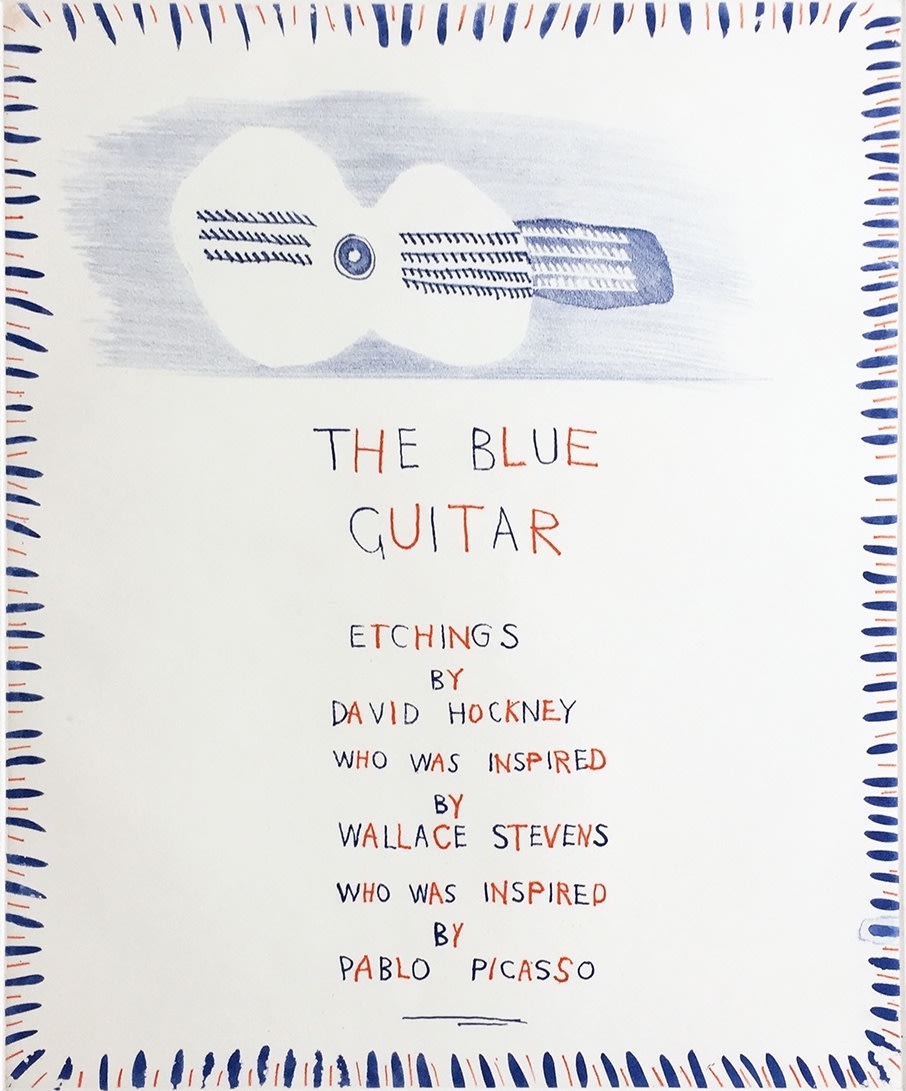 David Hockney, The Blue Guitar, 197677 Eames Fine Art