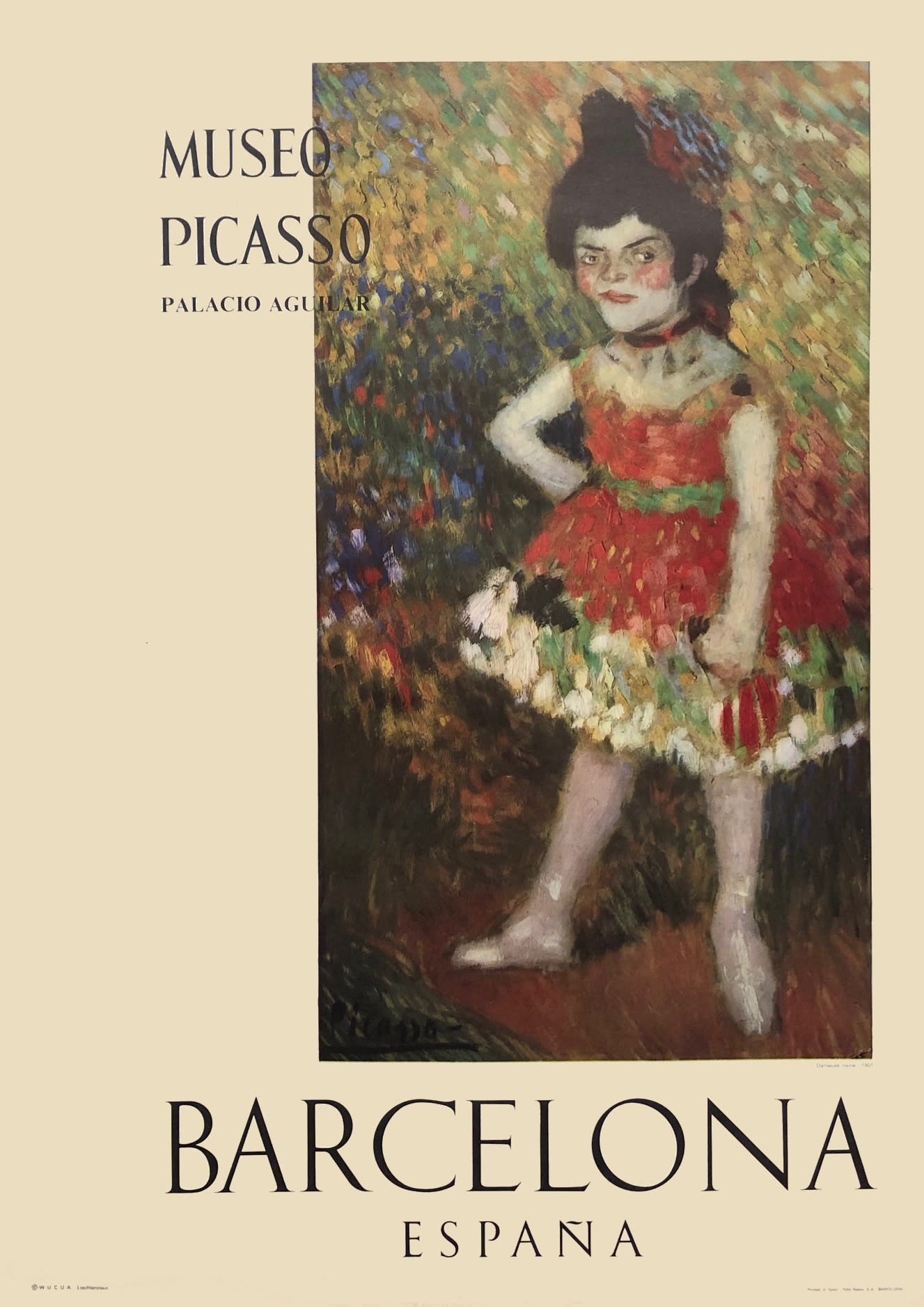 Pablo Picasso, Museo Picasso Barcelona Poster (Danseuse Naine), 1966