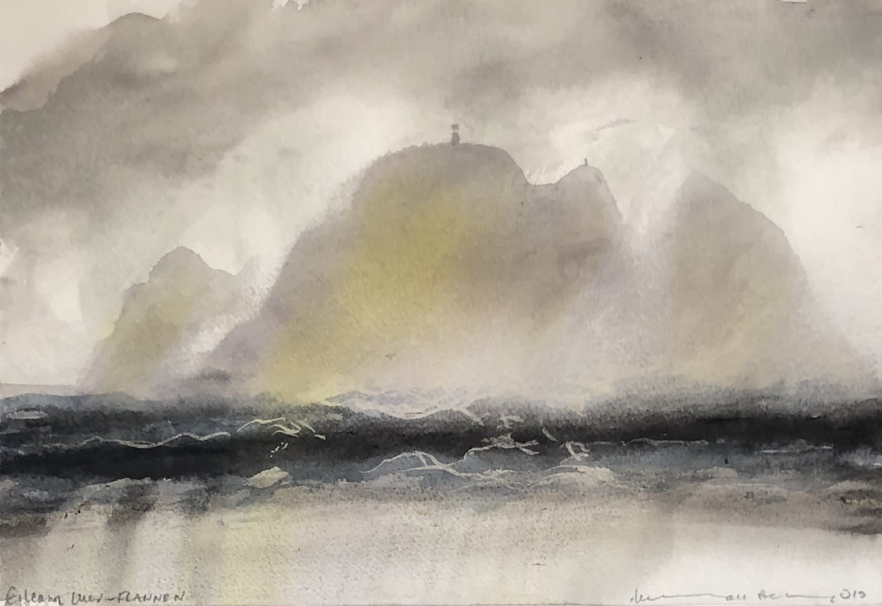 Norman Ackroyd, Eilean Mor – Flannan, 2012