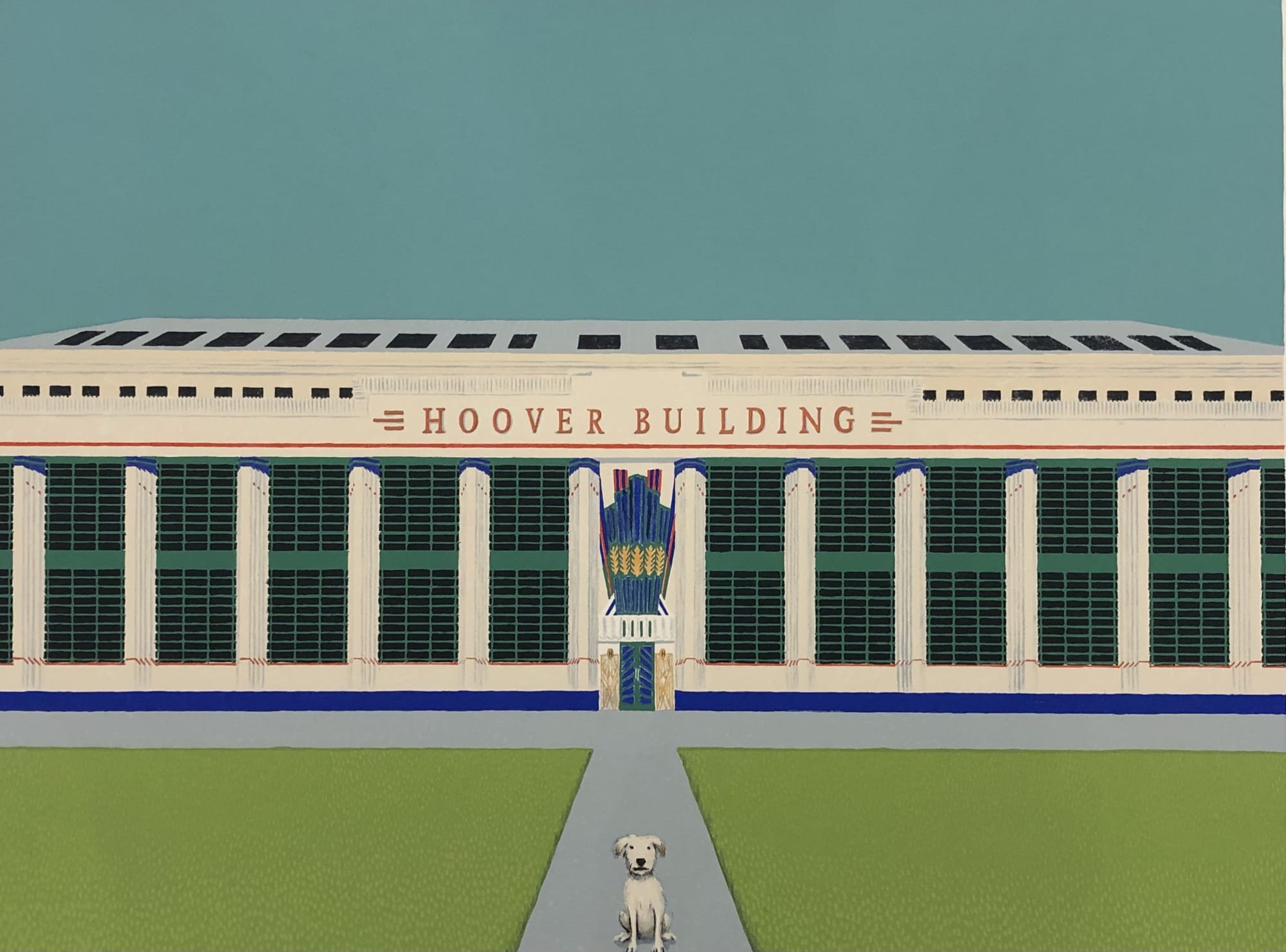 Mychael Barratt, Wes Anderson's Dog Hoover Building II, 2021 Eames