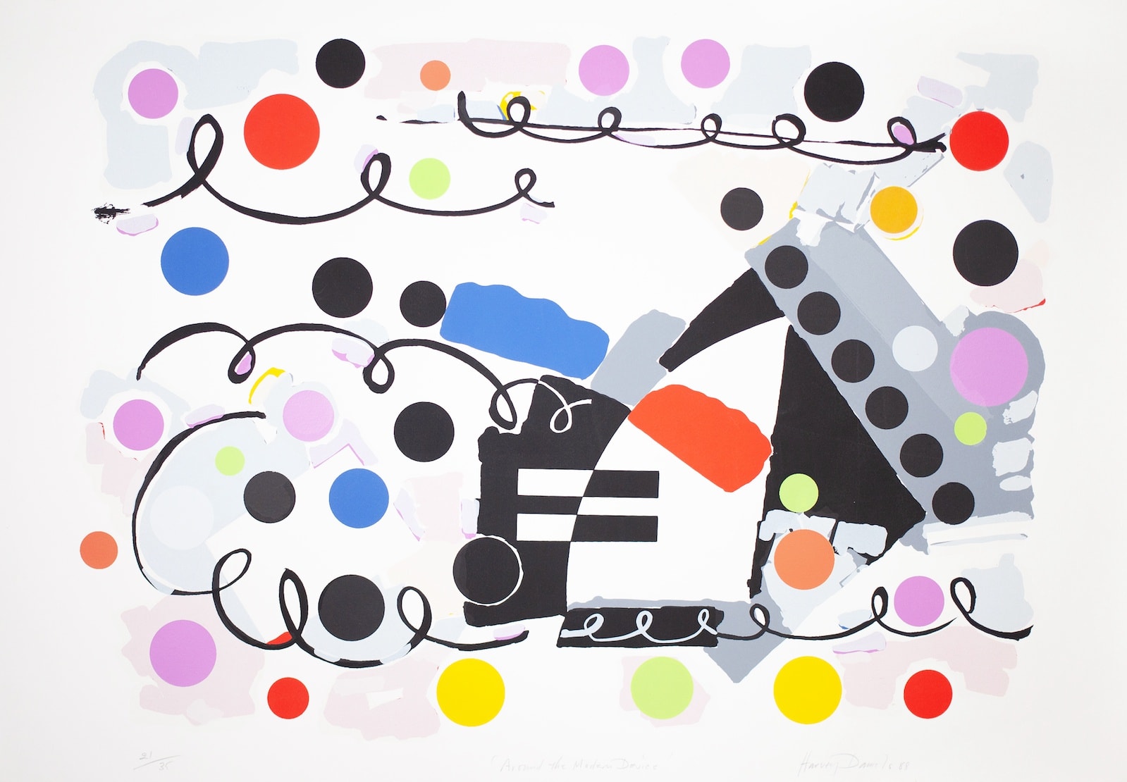 Harvey Daniels, Around the Modern Device, 1988 Eames Fine Art