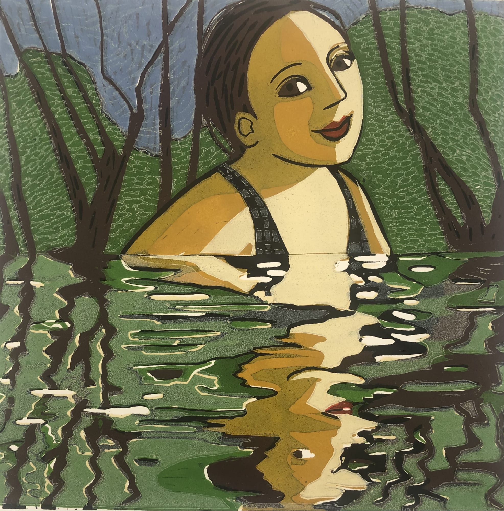 Anita Klein Open Studio, Lake Swim (TP1) , 2020