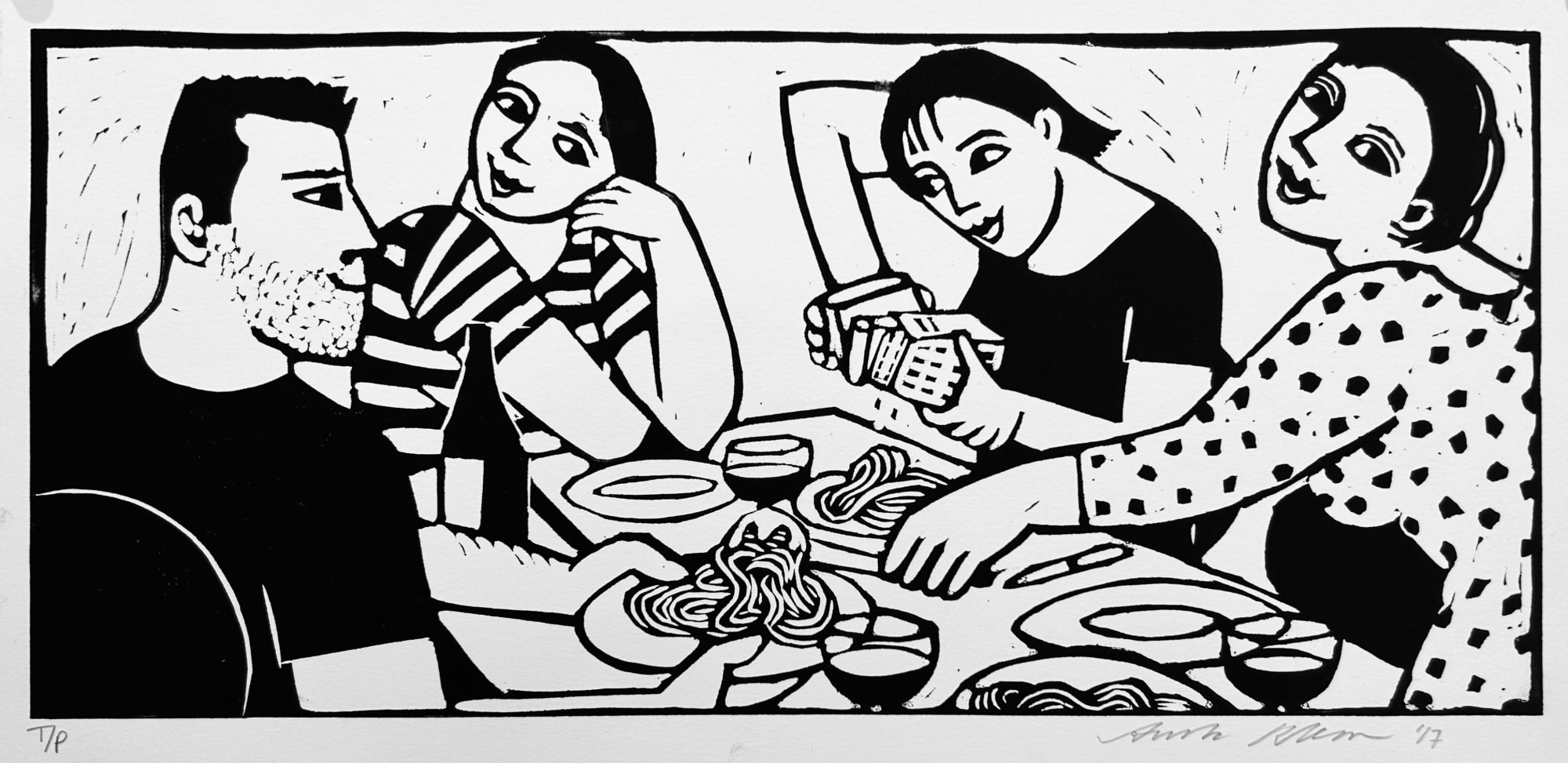 Anita Klein Studio Sale, Spaghetti 2, 2017