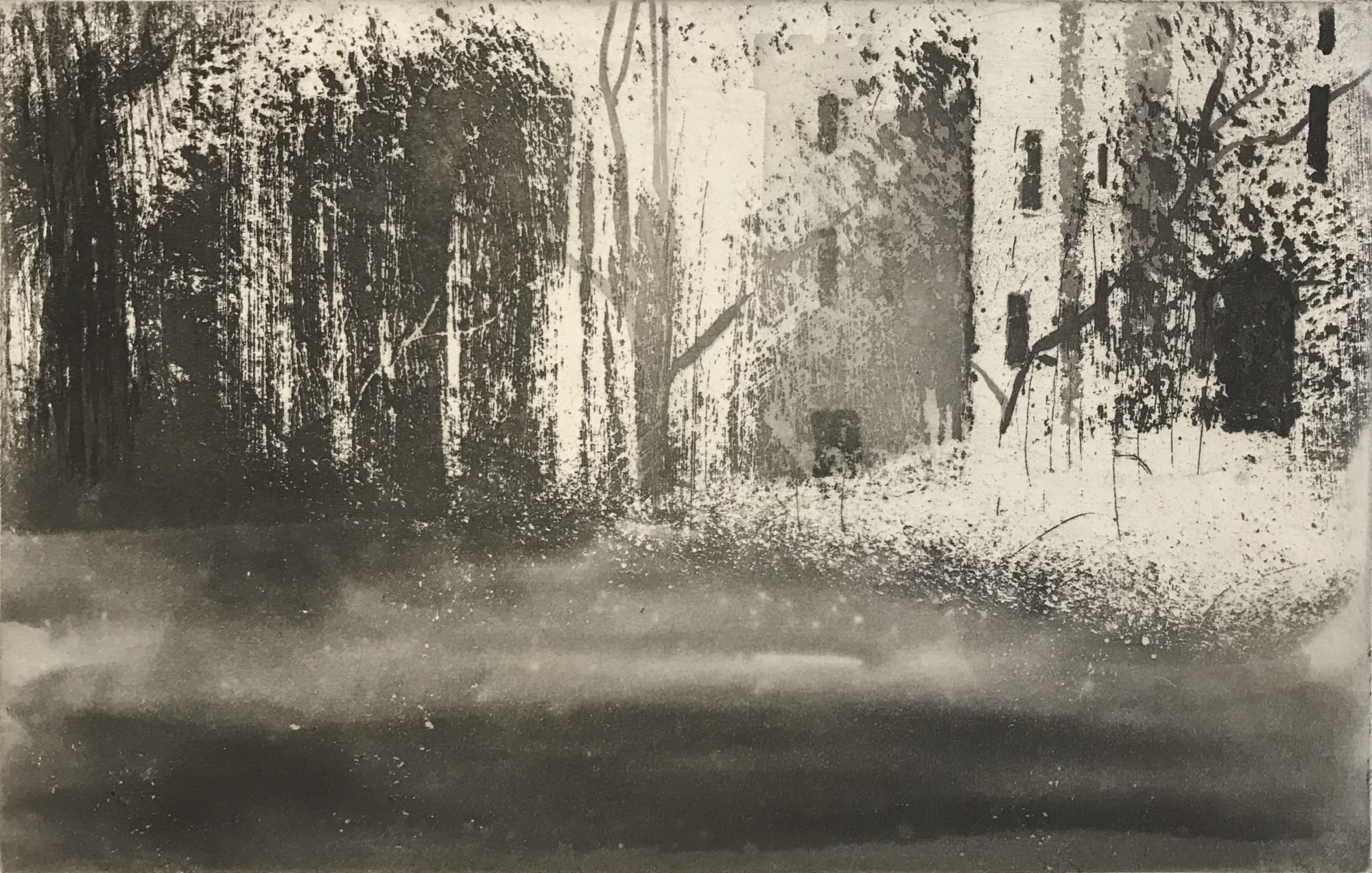Norman Ackroyd, Harewood Castle, 1997