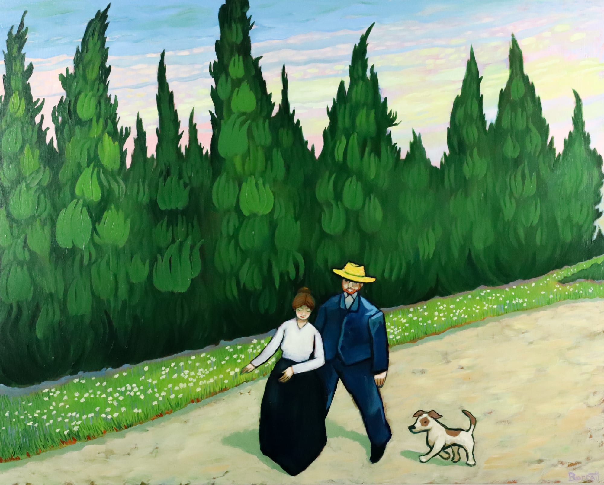 Dulwich College Secret Bid Auction 2025, Lot 8: Mychael Barratt - The Lovers - After Van Gogh, 2025