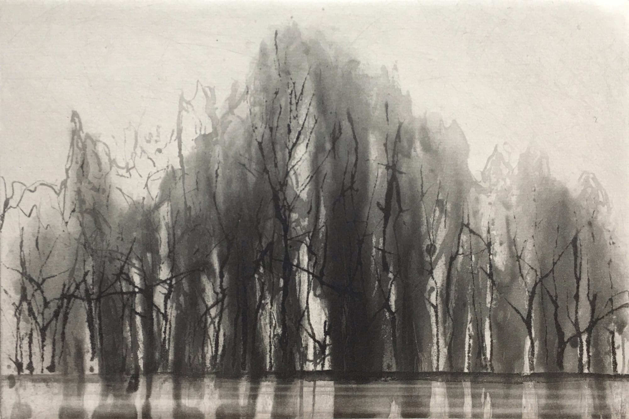 Norman Ackroyd, Hood Hill, 2019