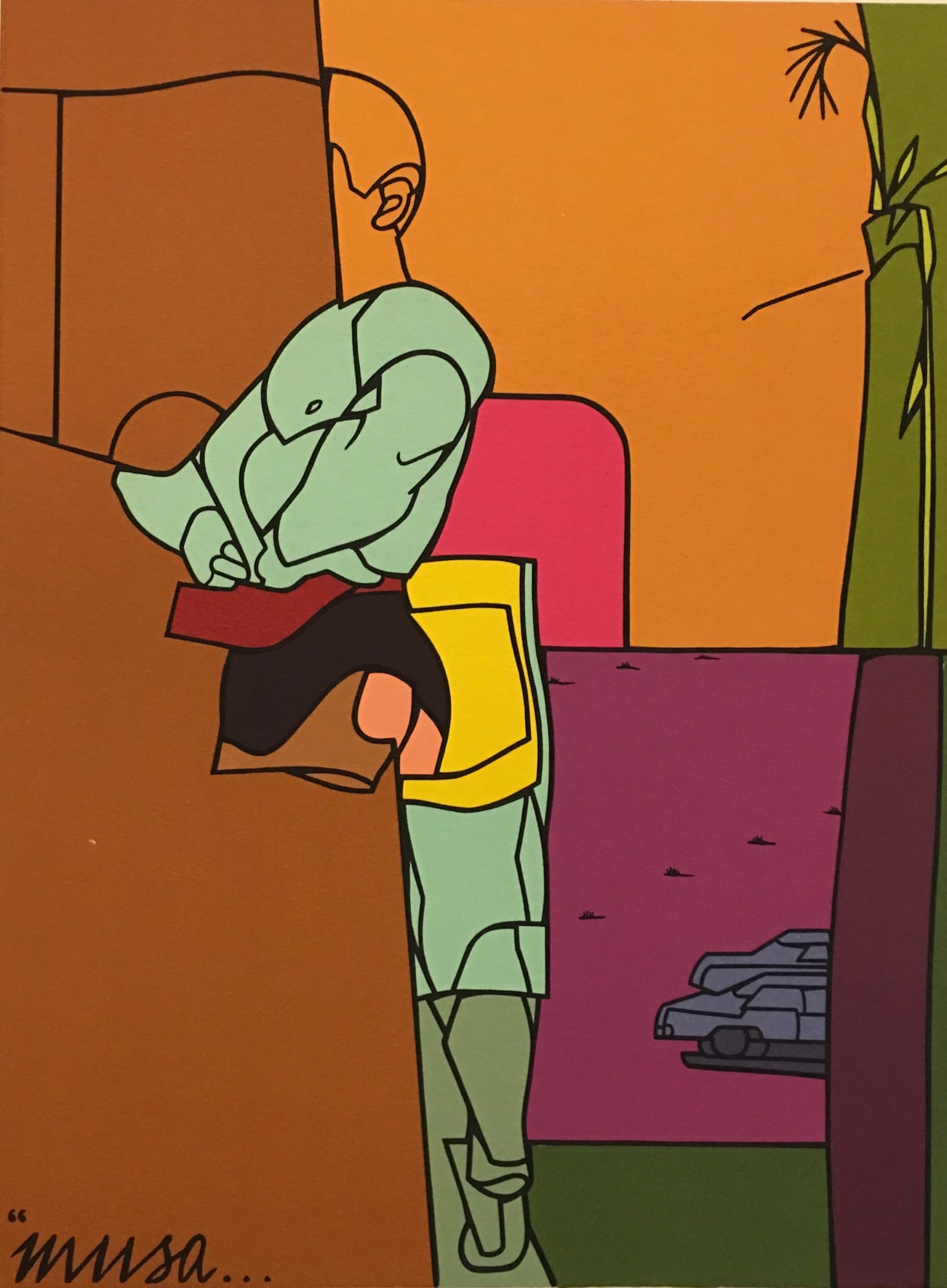 Summer Secret Bid Auction 2023, LOT XX: Valerio Adami - From ‘Derrière le Miroir - Adami’, 1976