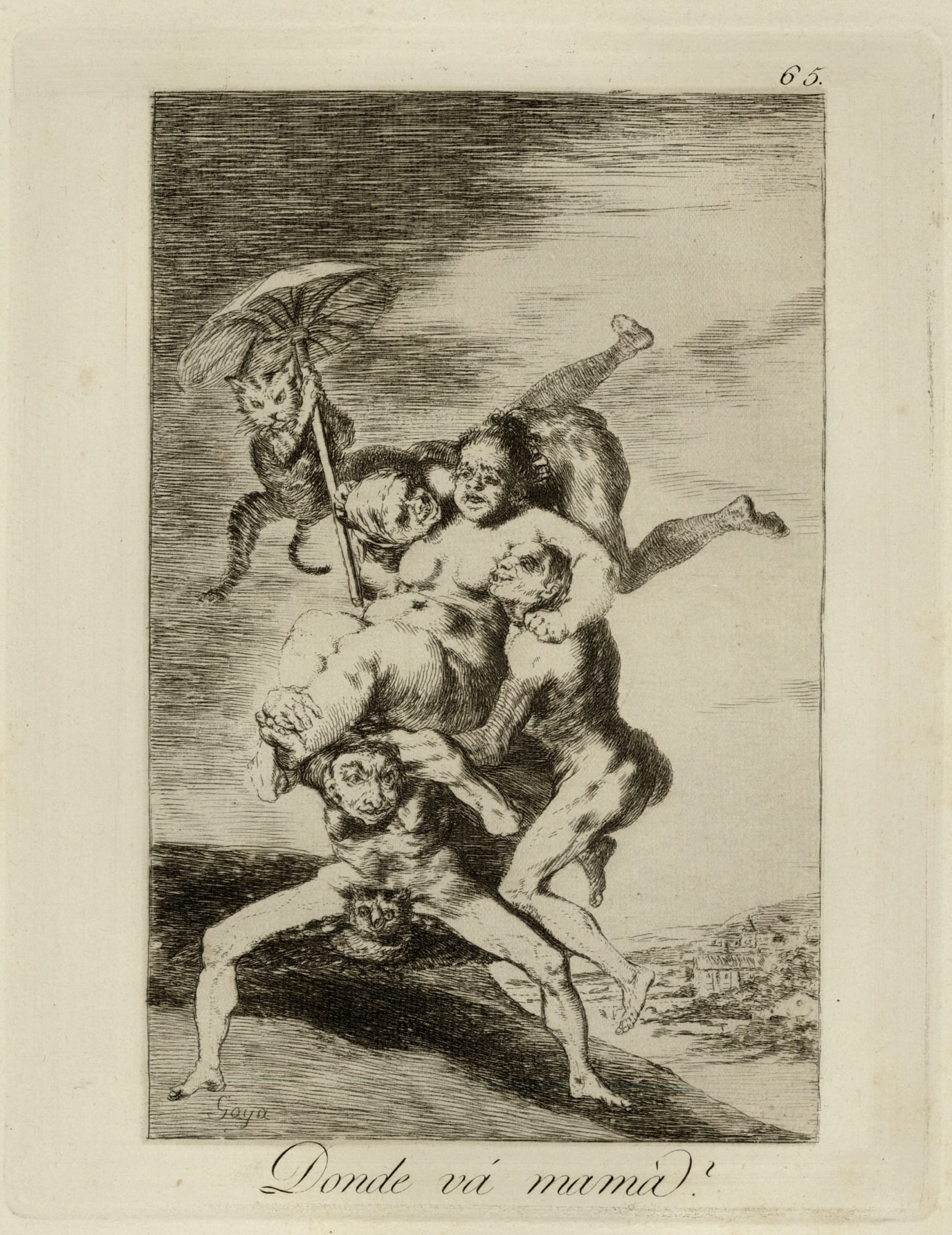 Francisco de Goya, 65. Donde Vá Mamá?, 1799