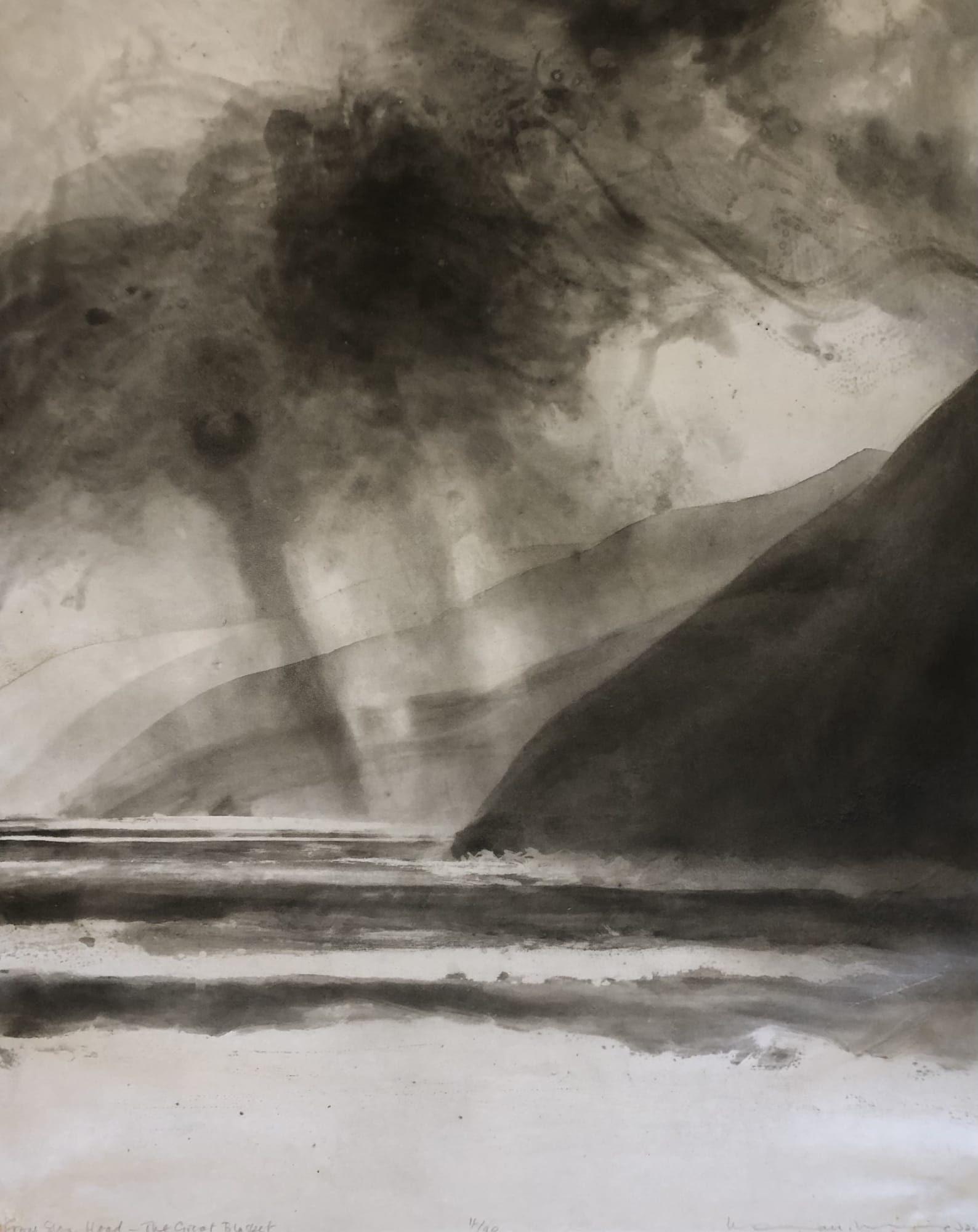 Norman Ackroyd, From Slea Head - The Great Blasket, 2000