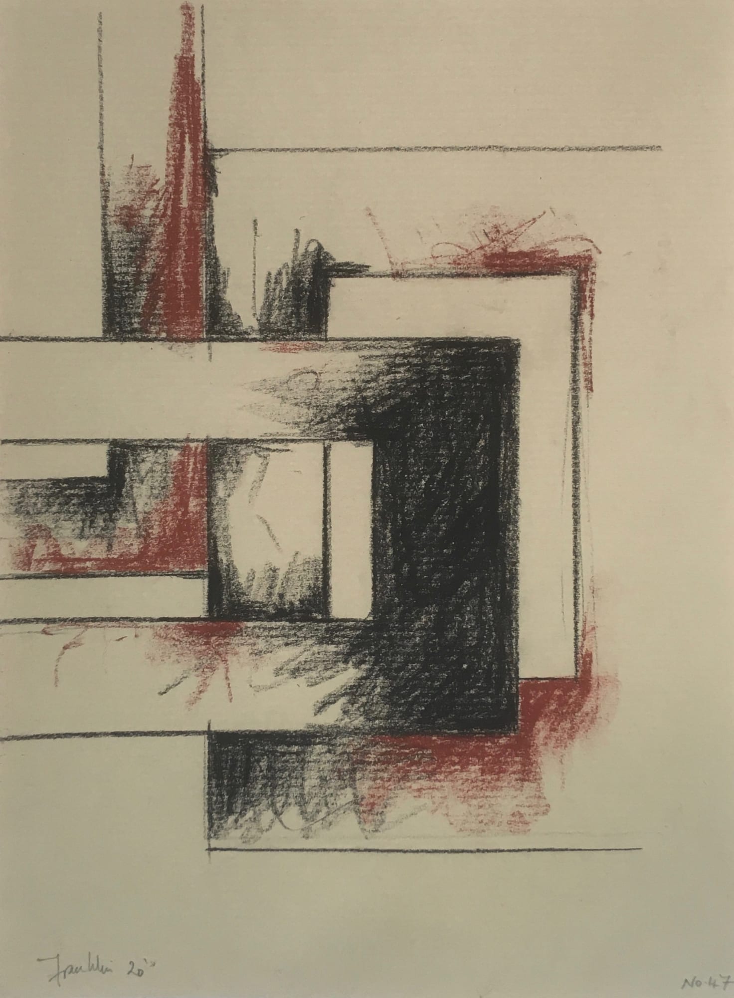 Malcolm Franklin, Tenement Sketch no.47, 2020