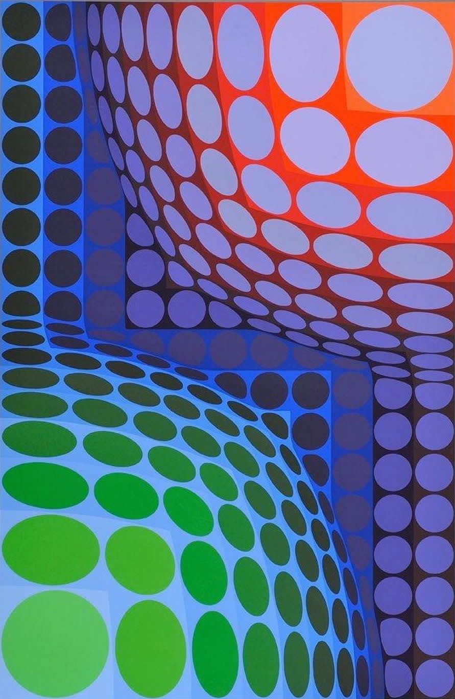 Victor Vasarely, Bi-Vega, 1975