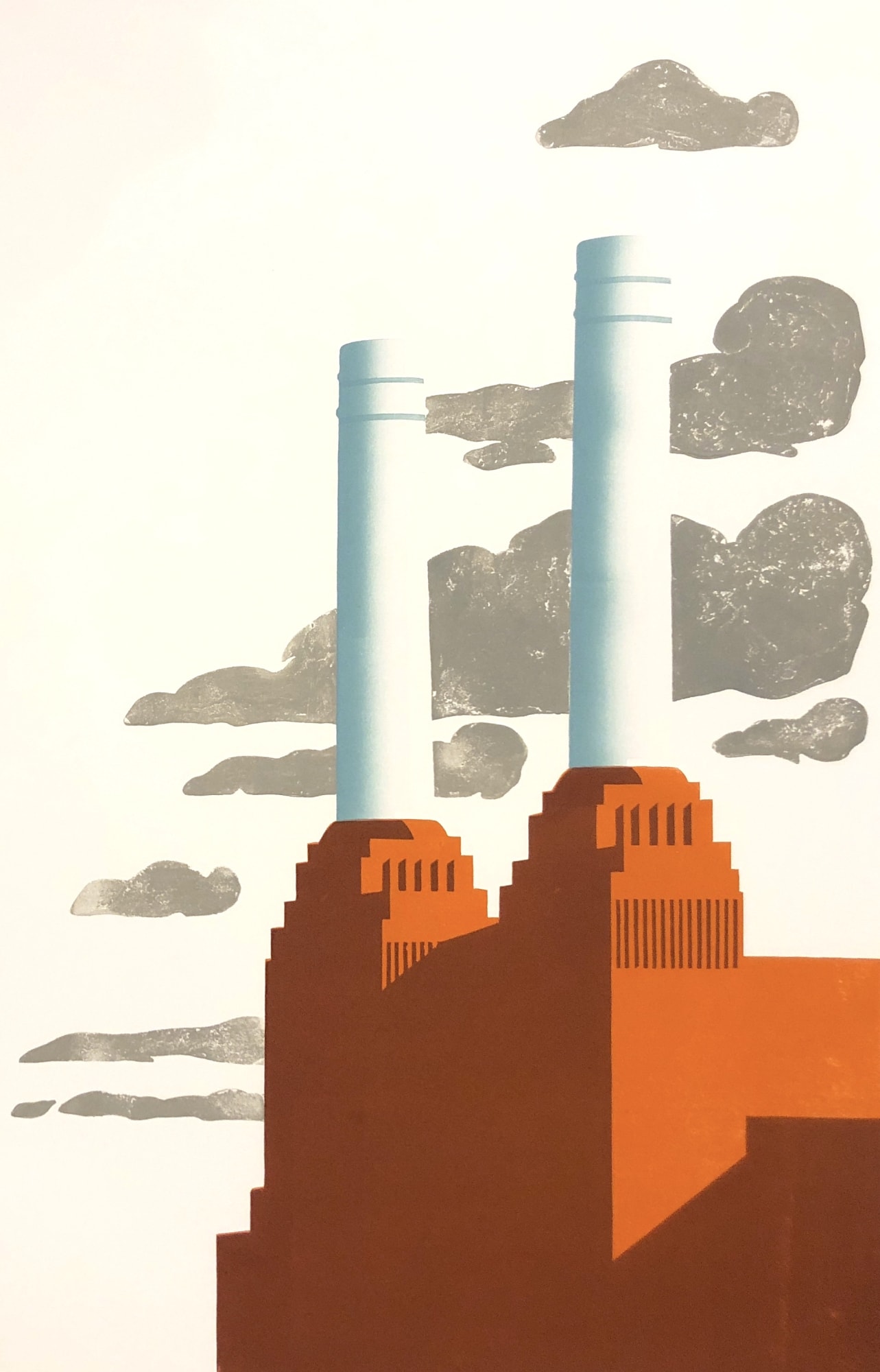 Paul Catherall, Battersea Clouds, 2015