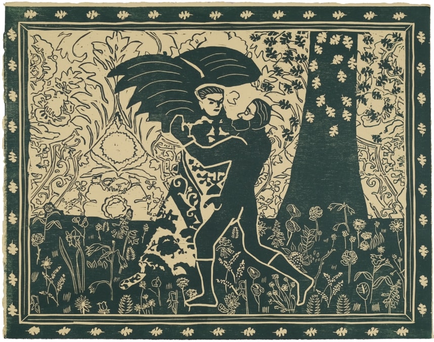 Jake Garfield, Man Wrestling an Angel, 2022