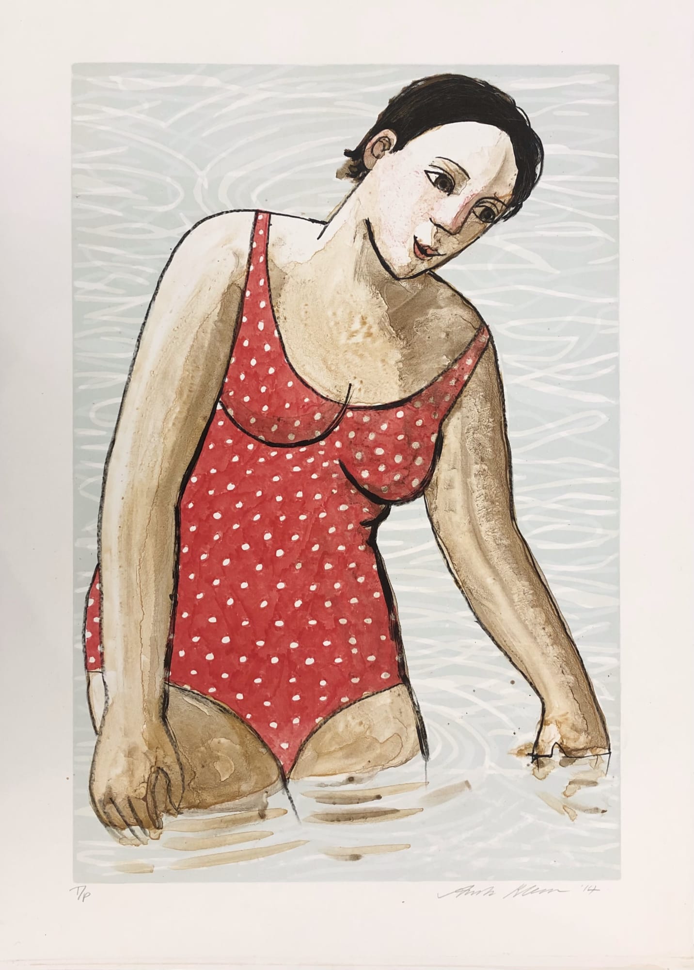 Anita Klein Open Studio, The Cold Water, 2014