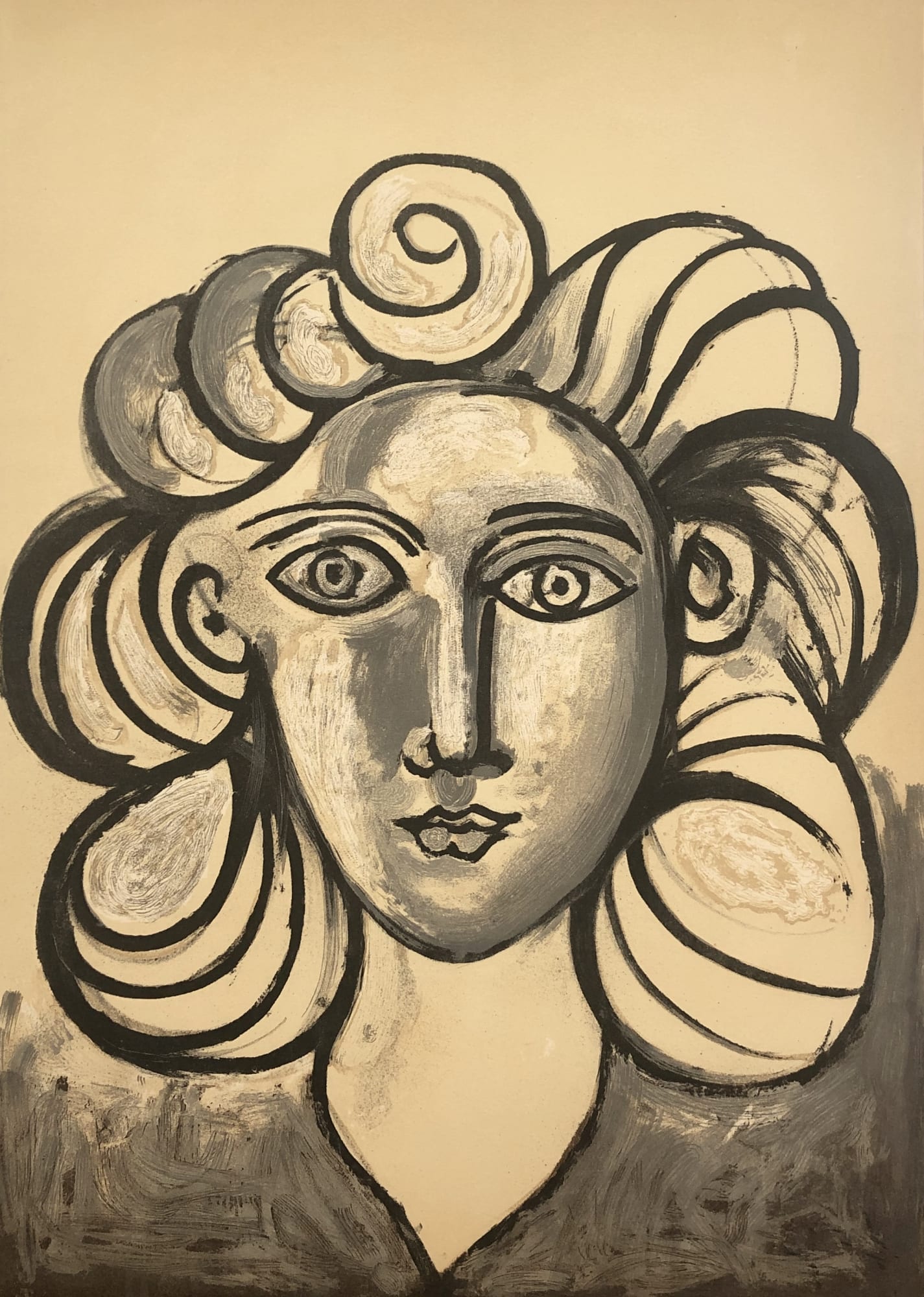 Pablo Picasso, Portrait of a Woman (Françoise Gilot), 1954