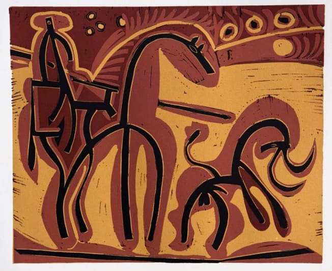 Pablo Picasso, Picador and Bull, 1962