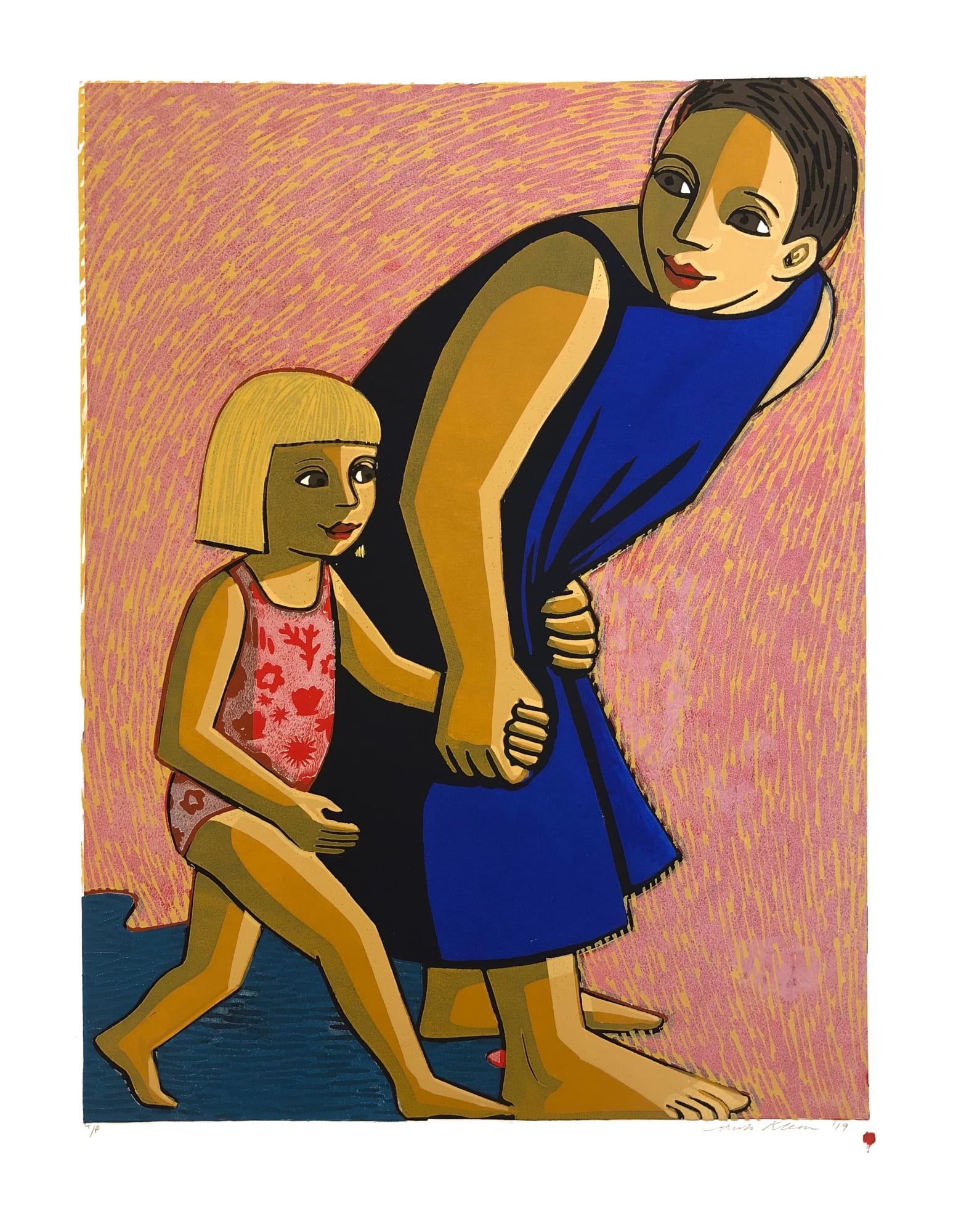 Anita Klein Open Studio, Early Morning on the Beach, 2019