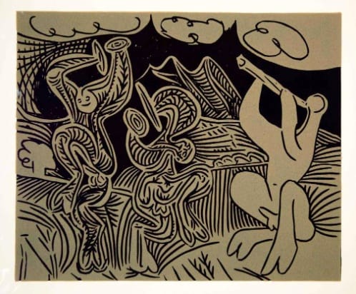 Pablo Picasso, Dancers and a Musician, 1962