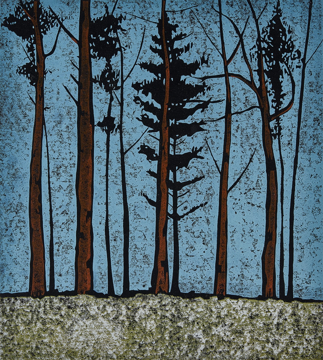 Paul Hogg, A Line of Trees, 2016