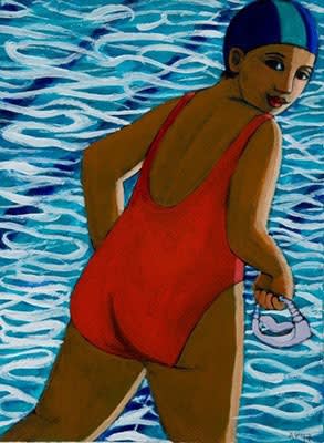 Anita Klein, The Swimmer, 2017