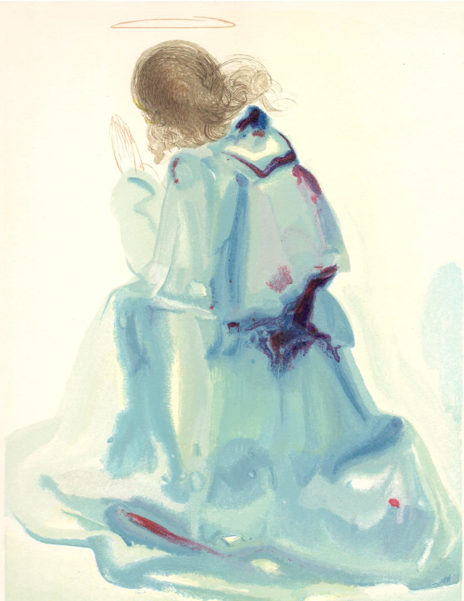 Salvador Dalí, The Angel of the First Heaven (Heaven: Canto 2), 1960-64