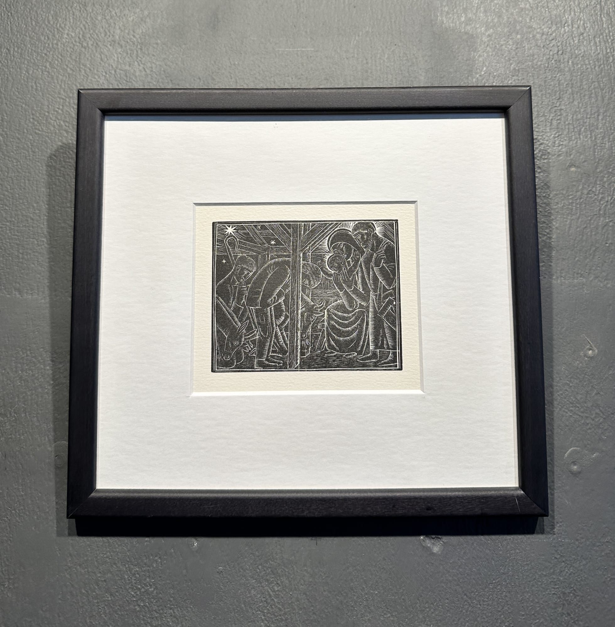 David Jones, Nativity with Shepherds and Animals Eames Fine Art