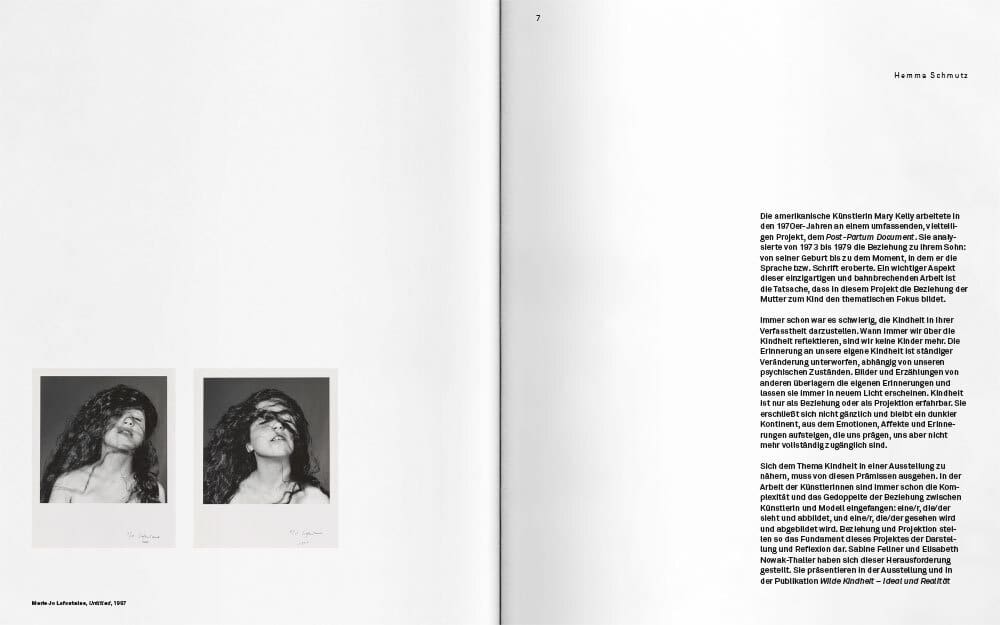 Wild Childhood – Ideal and reality from 1900 up to the Present