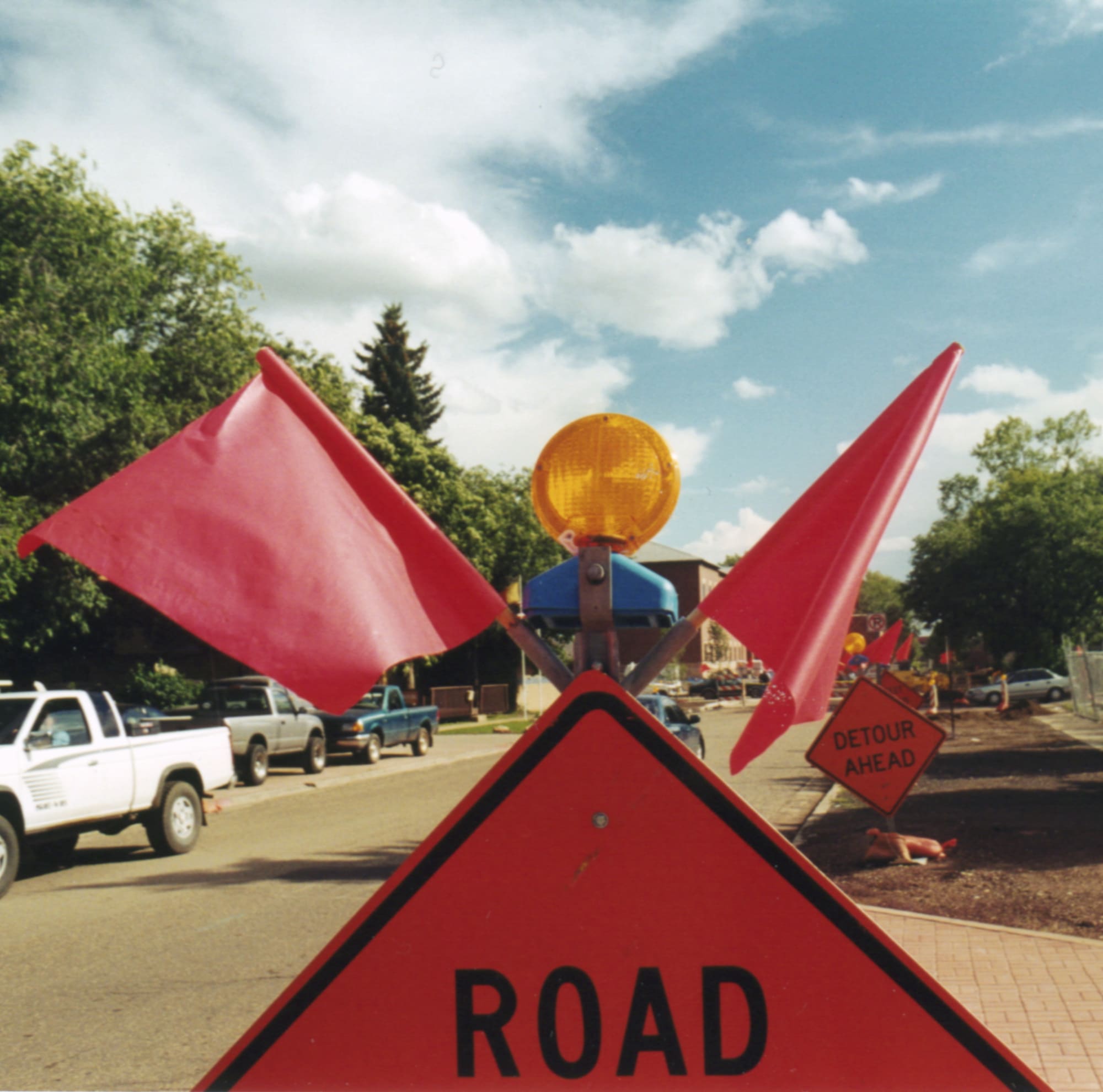 Road, duratrans lightbox, 122 x 122 cm, 2000