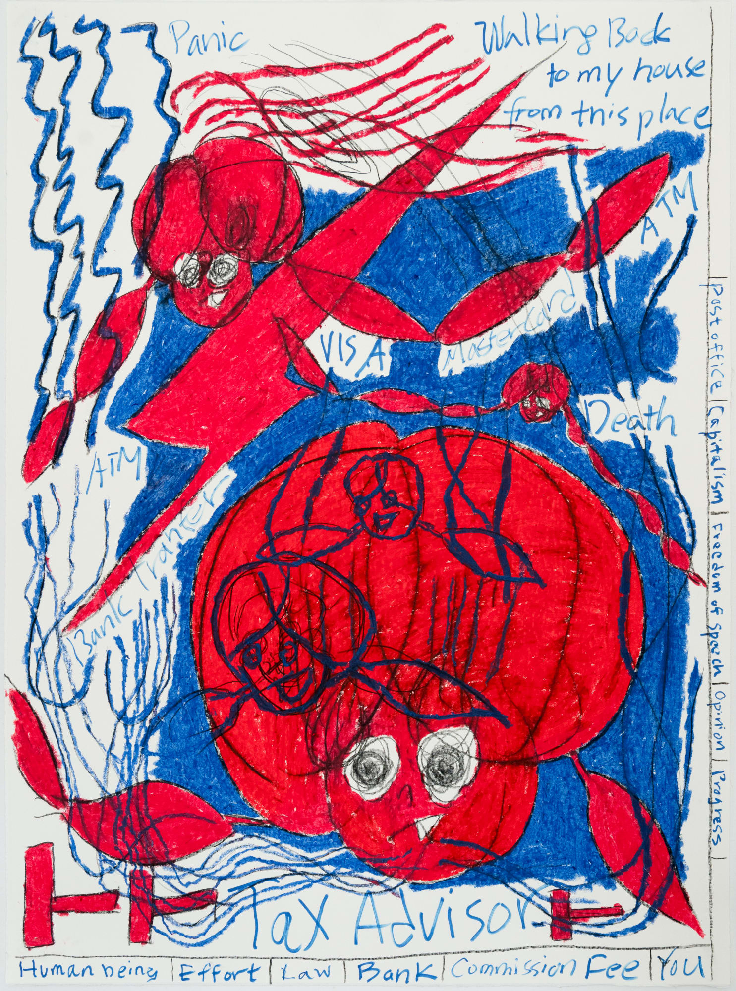 Yoshinori Niwa, Walking Back to My House From This Place, VISA, MasterCard, Panic, Death, ATM, Bank Transfer, Tax Advisor, Post Office, Capitalism, Freedom of Speech, Opinion, Progress, Human Being, Effort, Law, Bank, Commission Fee, You, 2025