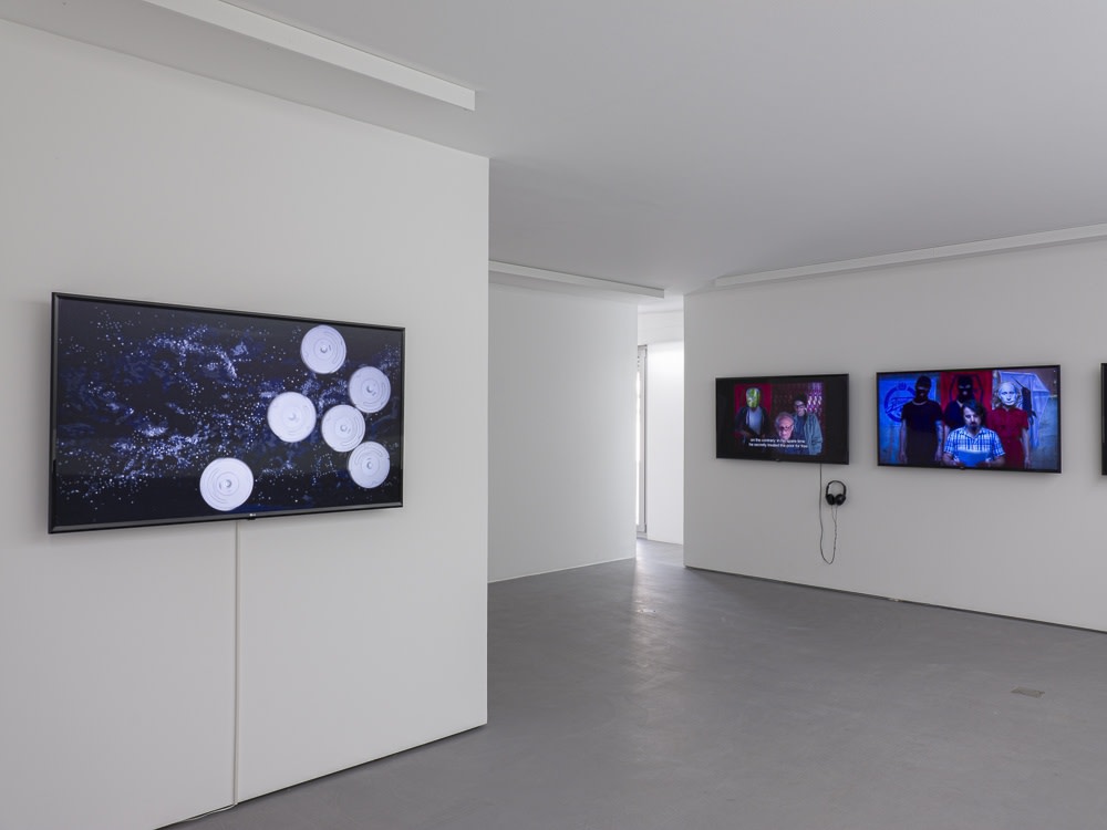 Roee Rosen, The Buried Alive Cycle : Videos and Drawings , exhibition view at Erna Hecey Luxembourg 8.6 - 17.8.2019