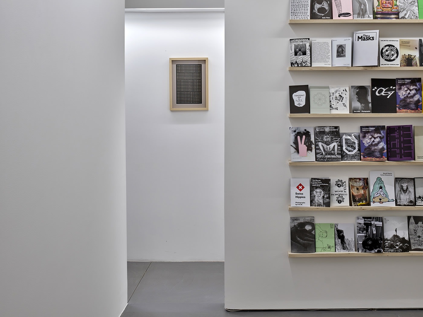 Little Warsaw & innen Library Erna Hecey Gallery, Luxembourg, 2020 © Eric Chenal
