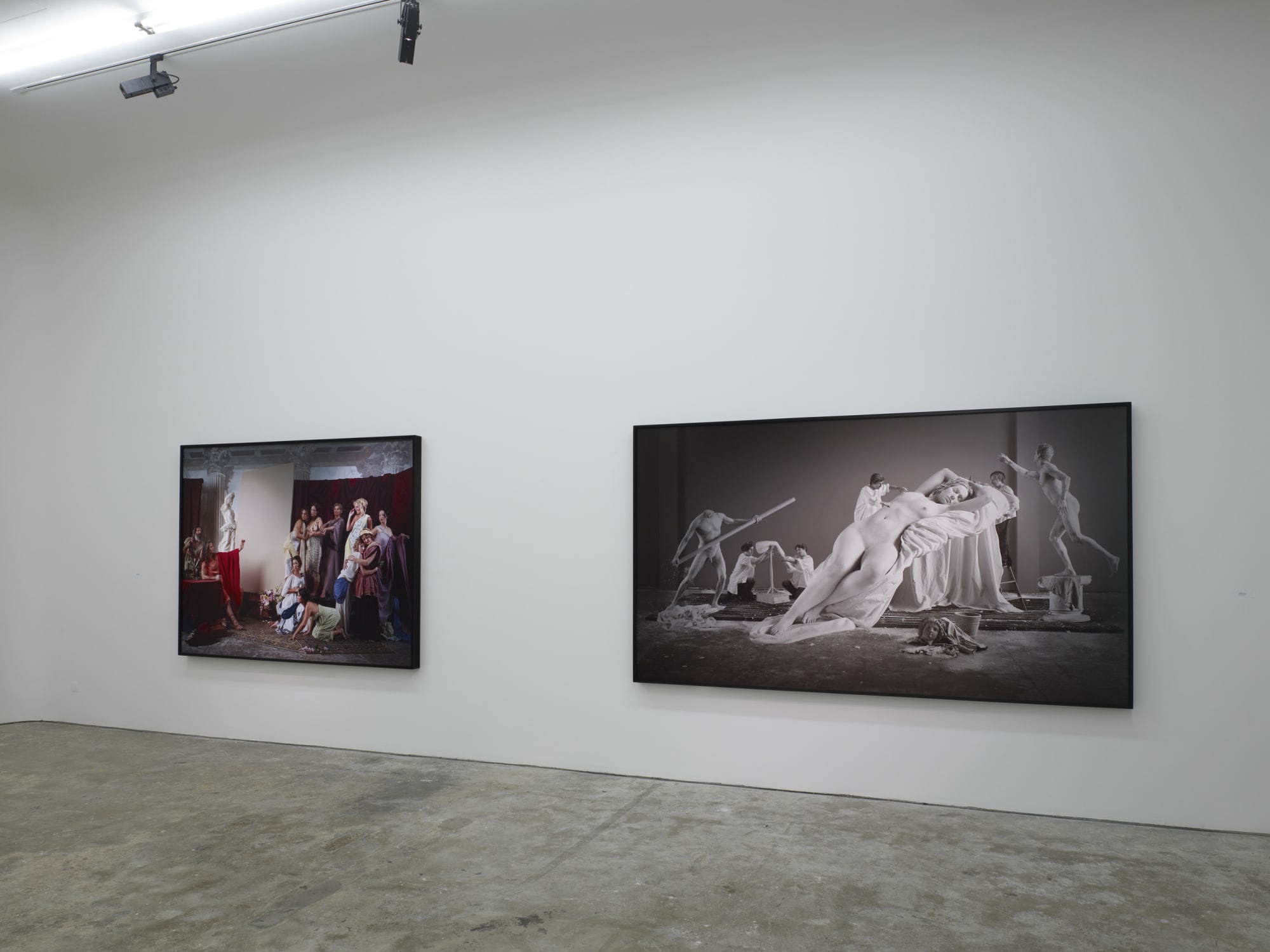 Eleanor Antin, Classical Frieze, Exhibition view at Erna Hecey Brussels, 2009–2010