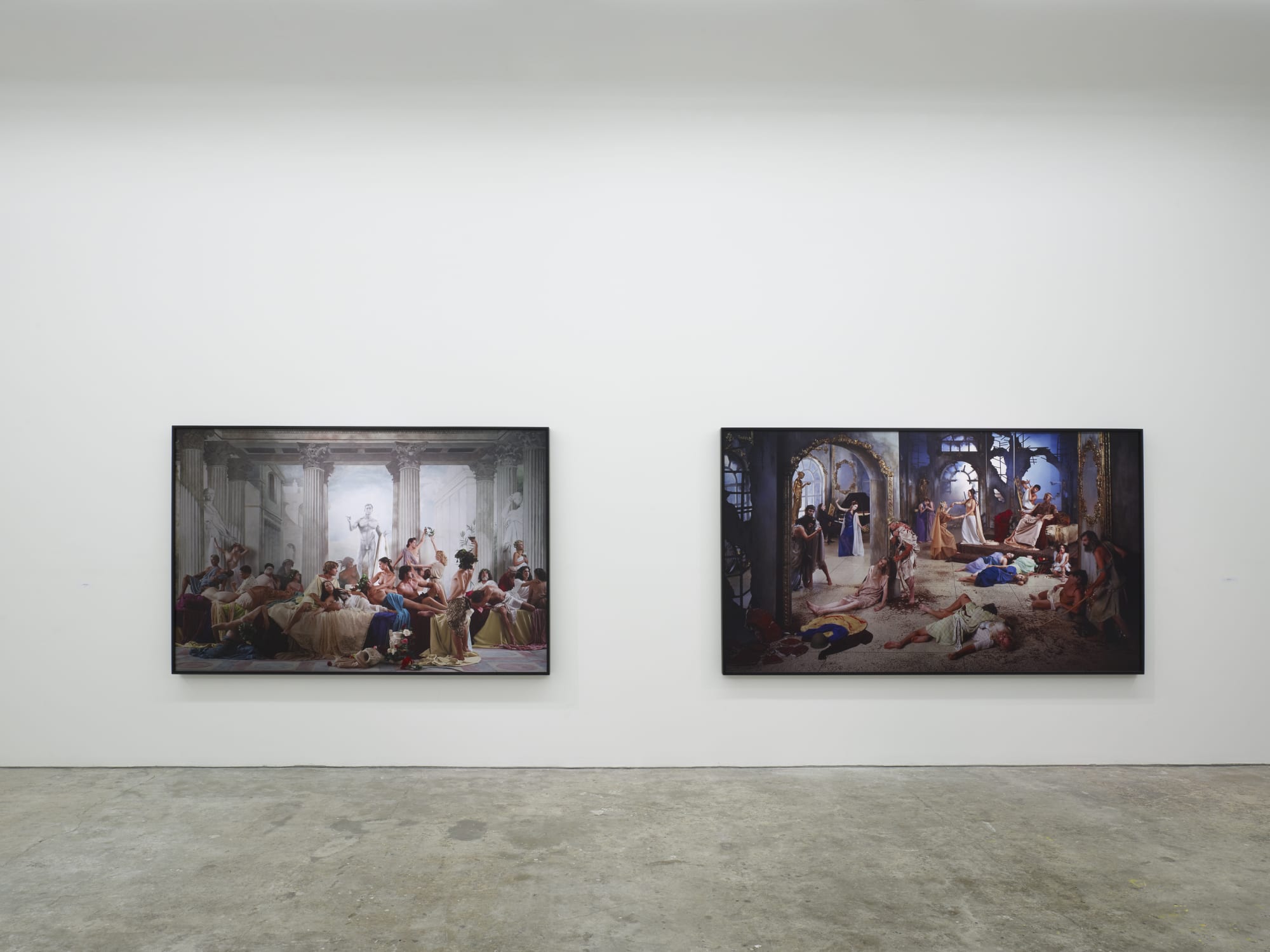 Eleanor Antin, Classical Frieze, Exhibition view at Erna Hecey Brussels, 2009–2010