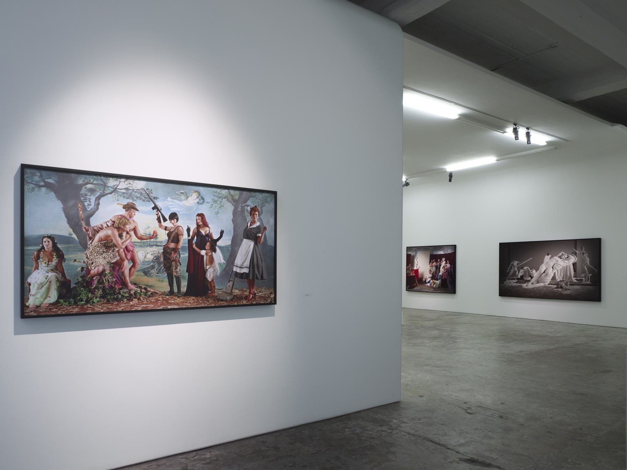 Eleanor Antin, Classical Frieze, Exhibition view at Erna Hecey Brussels, 2009–2010