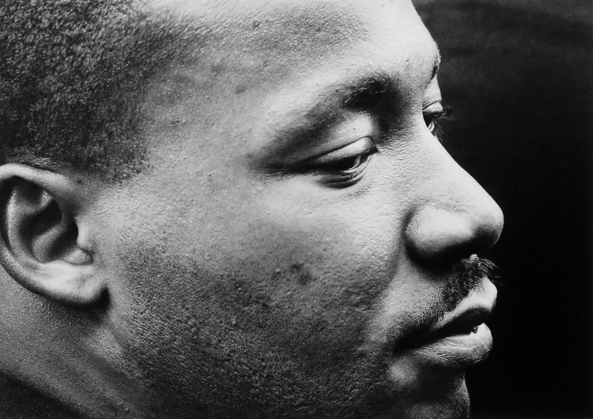 Dan Budnik - March on Washington, Martin Luther King, JR. after delivering his "I HAVE A DREAM" speech, Lincoln Memorial, Washington, D.C. 28, August, 1963