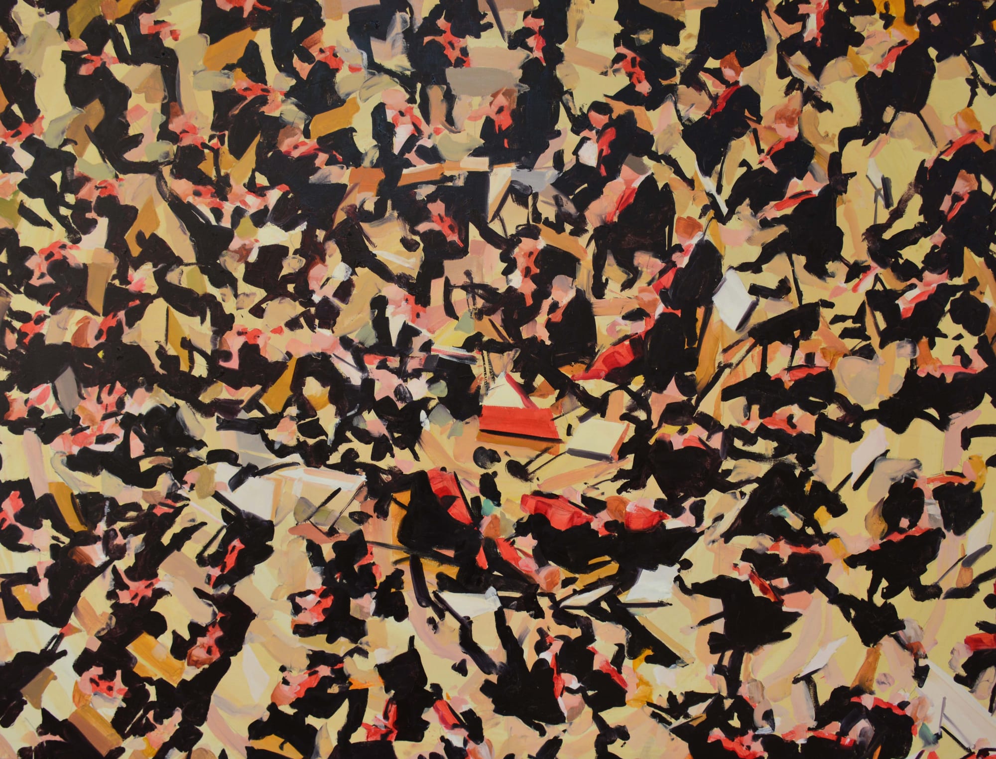 Omar Najjar Meticulous, 2020 Oil on canvas 110 x 145 cm 43 1/4 x 57 in