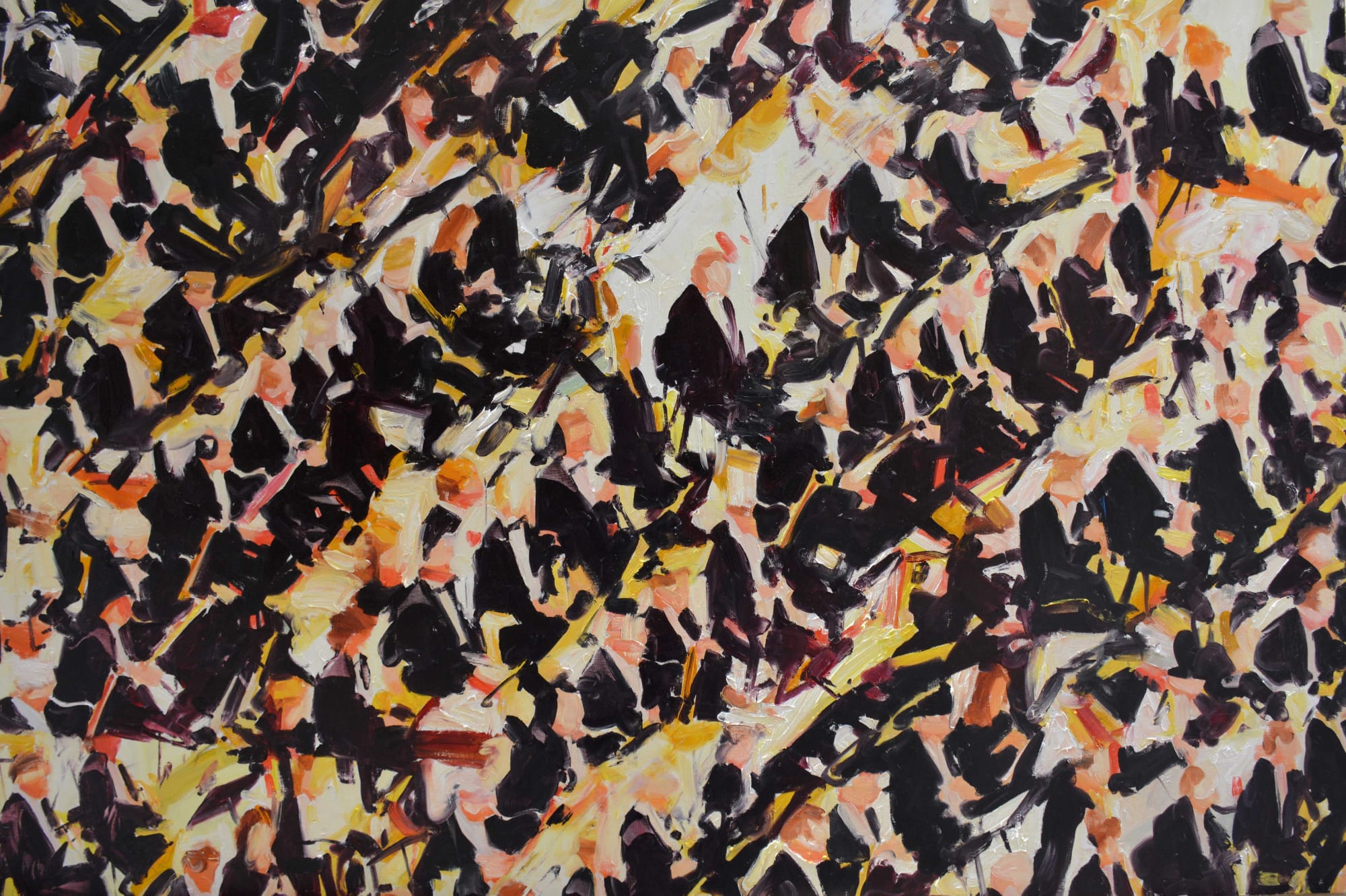 Omar Najjar Gleam, 2020 Oil on canvas 110 x 165 cm 43 1/4 x 65 in