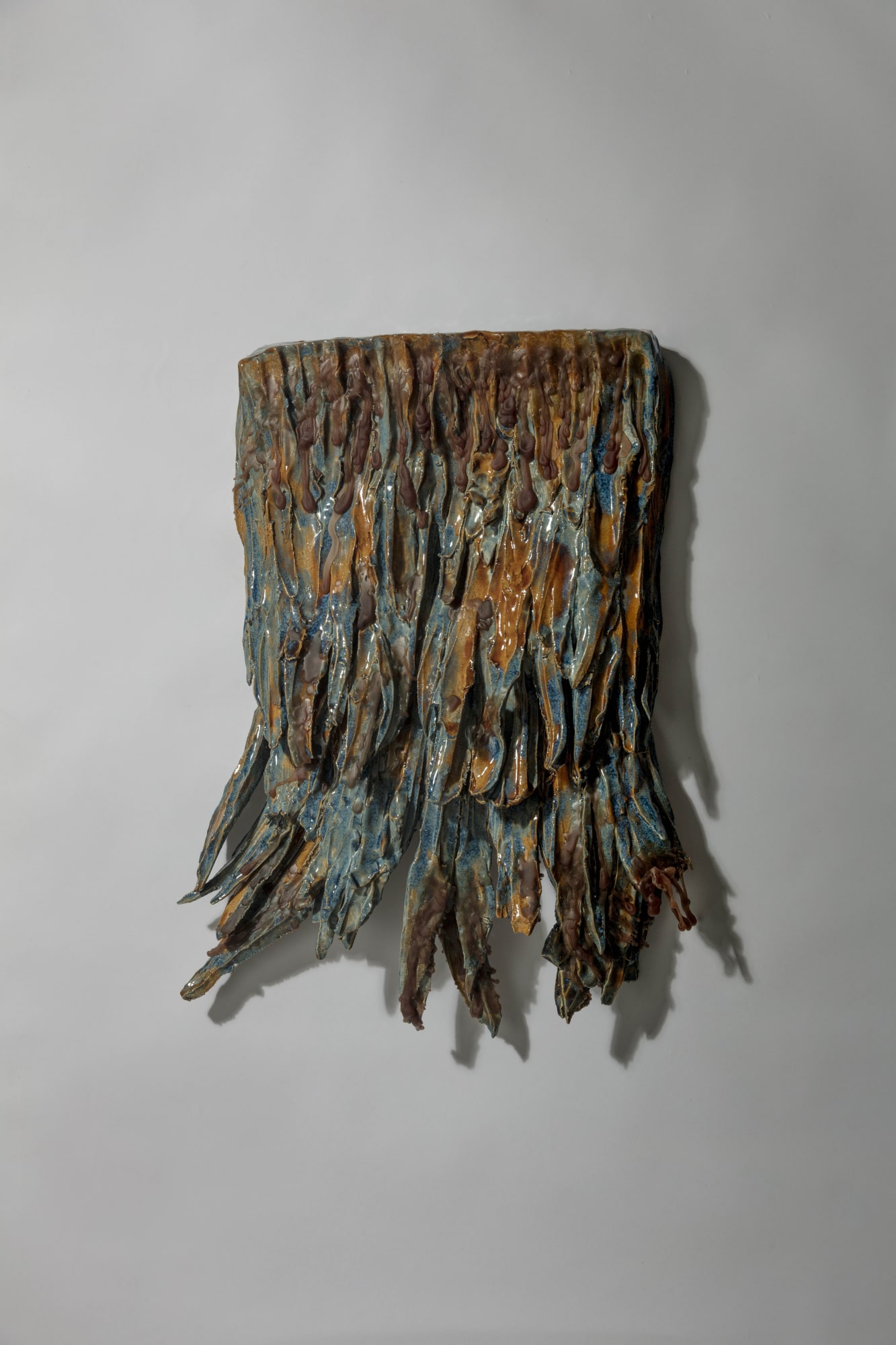 Shereen Shalhoub Evolving, 2019 Ceramic and wax 50 x 40 x 12 cm 19 3/4 x 15 3/4 x 4 3/4 in