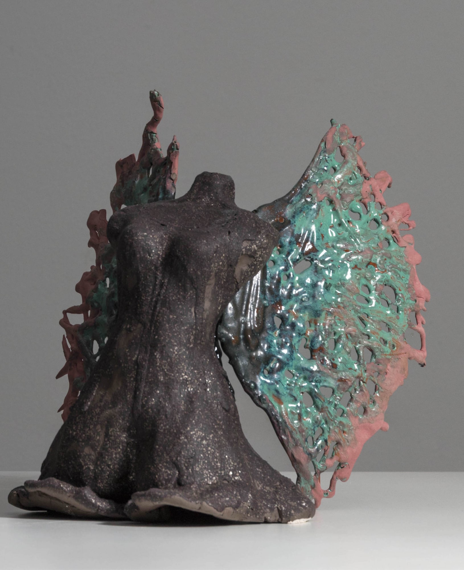 Shereen Shalhoub Flawless III, 2019 Ceramic and silicon 23 x 18 x 22 cm 9 x 7 x 8 3/4 in