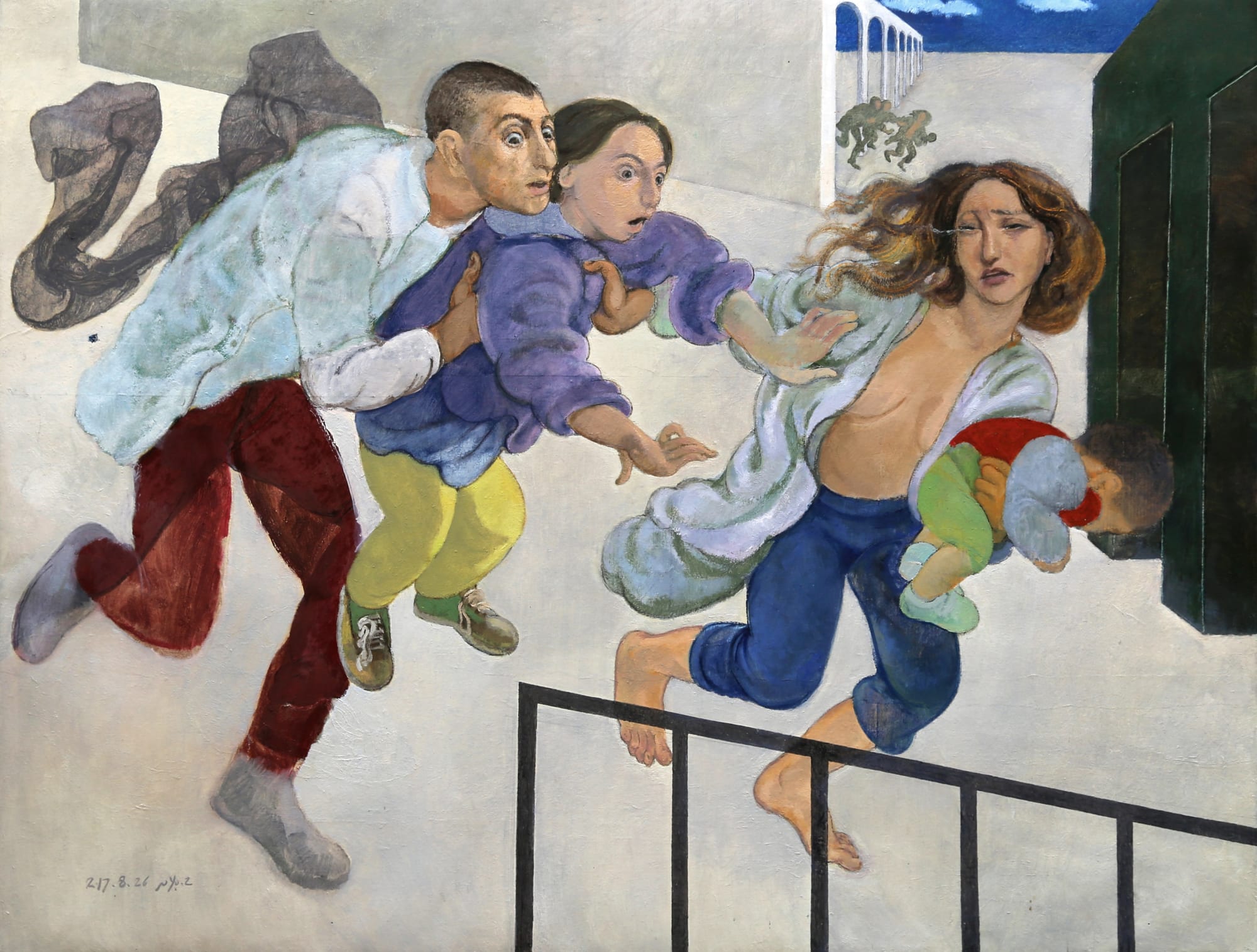 Houssam Ballan Untitled, 2017 Oil on canvas 120 x 156 cm 47 1/4 x 61 1/2 in