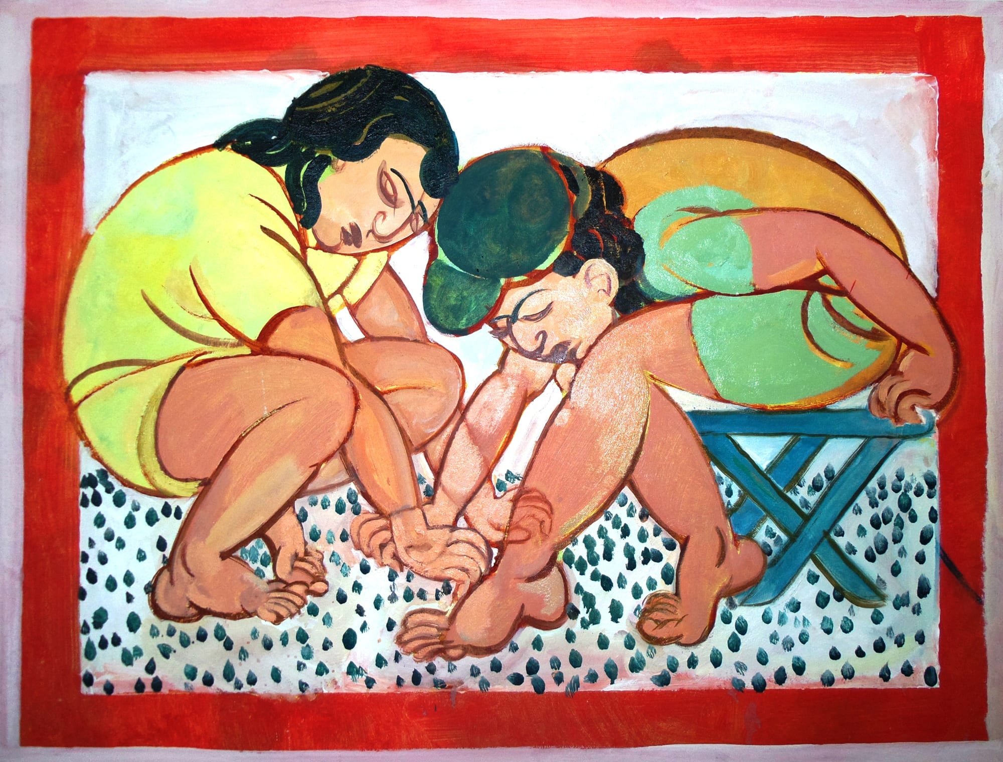 Houssam Ballan Untitled, 2014 Oil on linen canvas 65 x 98 cm 25 1/2 x 38 1/2 in