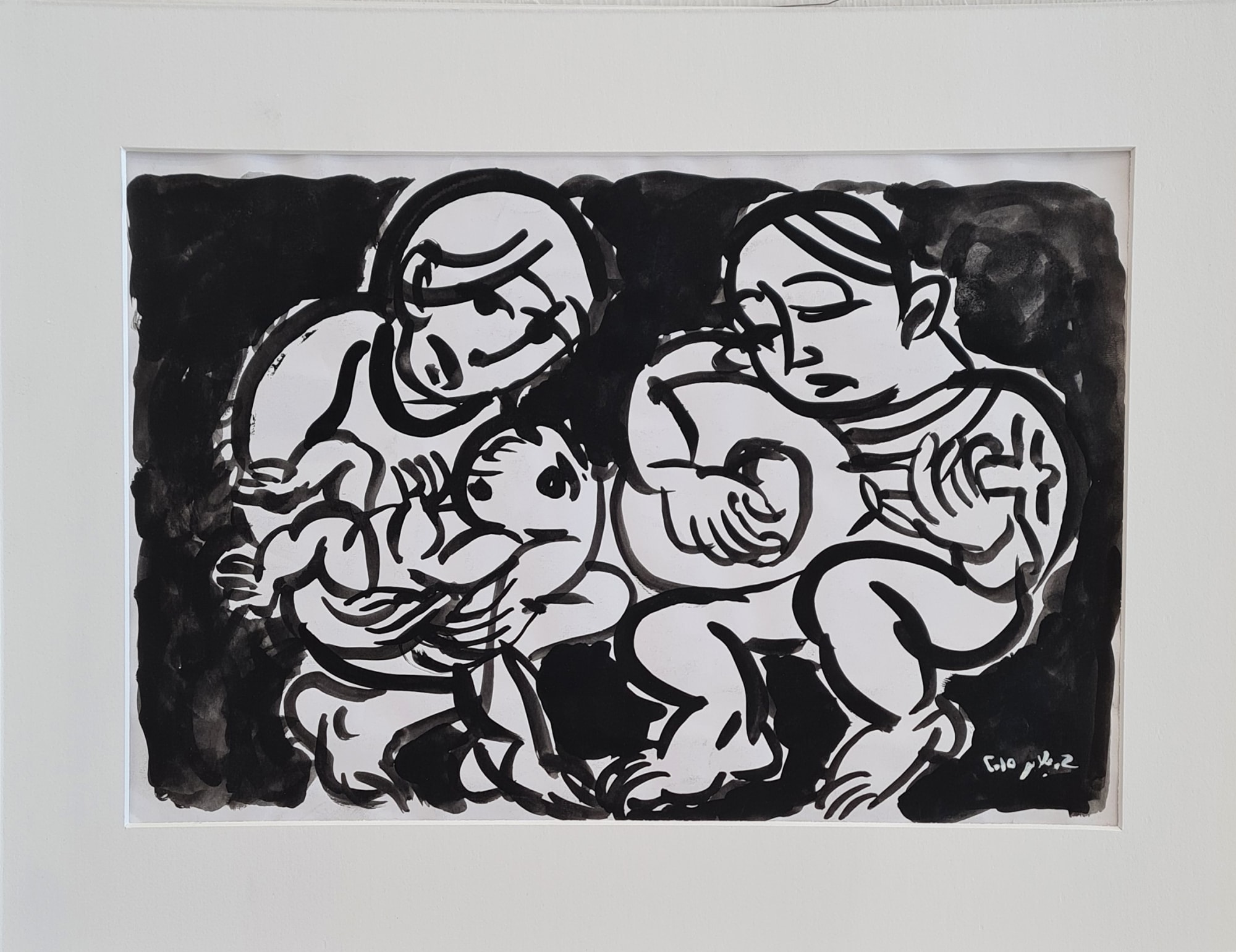 Houssam Ballan Untitled, 2015 Mixed media on paper 21 x 33 cm 8 1/4 x 13 in