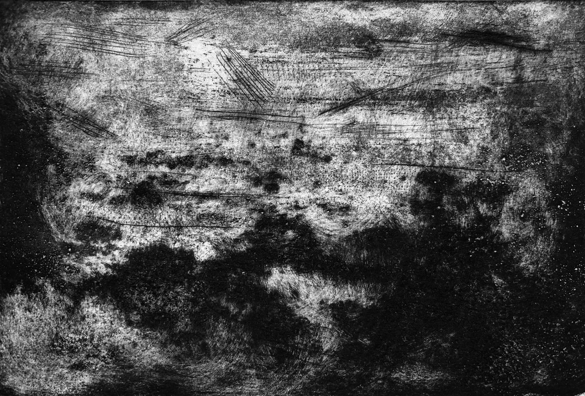 Zeina Salameh Western Wind I, 2018 Etching, aquatint, and dry point on paper 10 x 15 cm 4 x 6 in