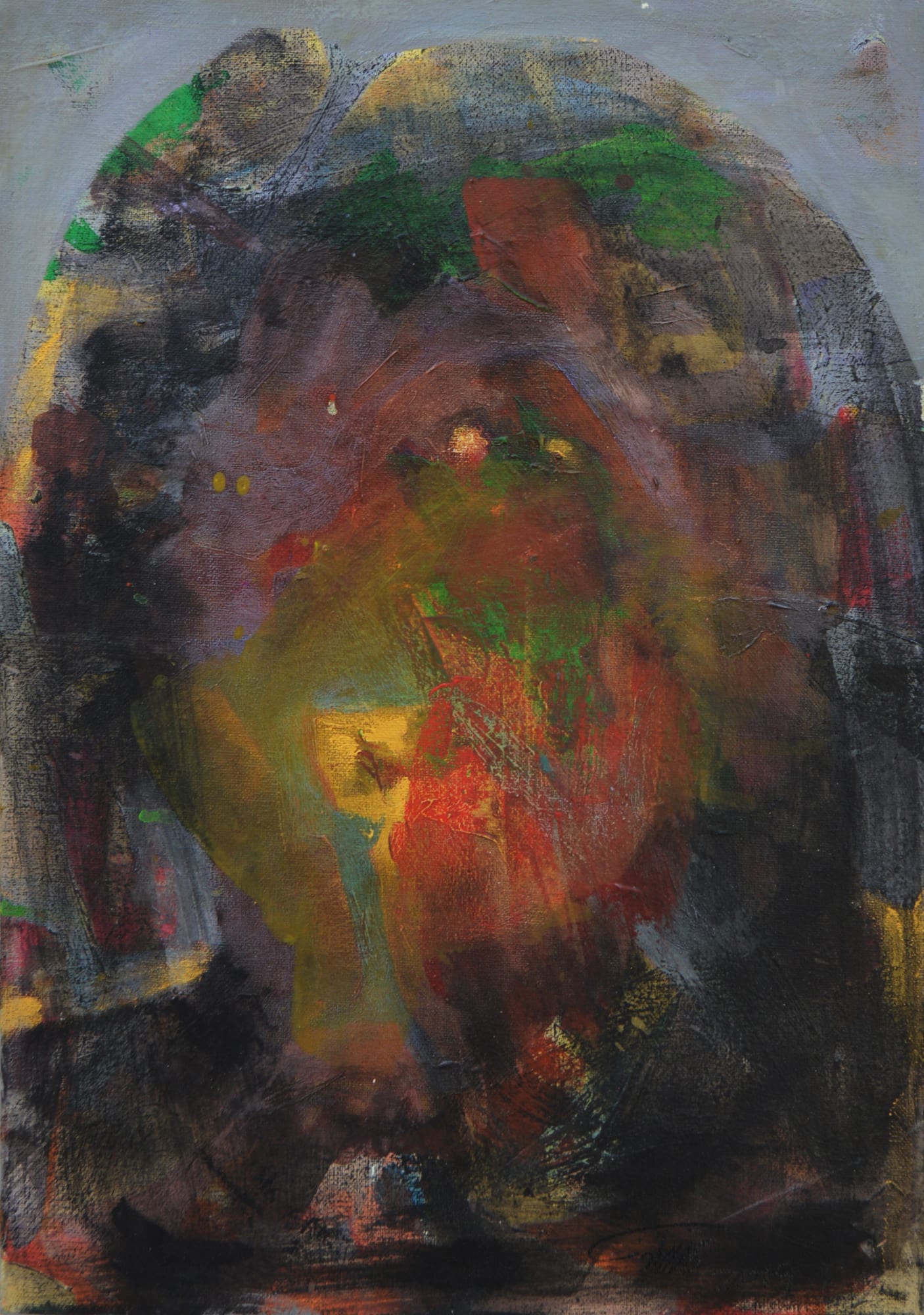 Mhanny Yaoud Untitled, 2020 Acrylic on canvas 50 x 35 cm 19 3/4 x 13 3/4 in