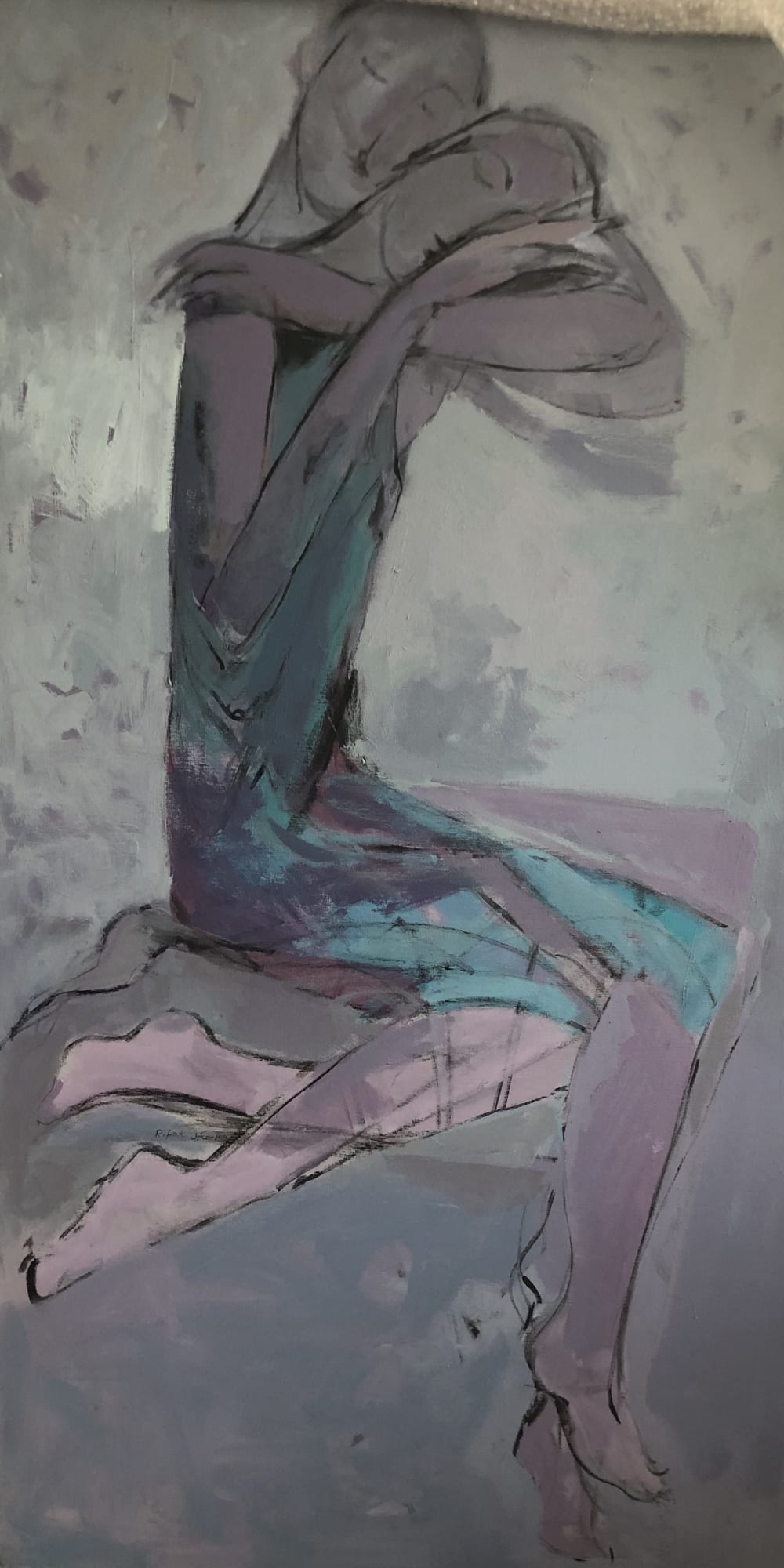 Ismail Rifai Untitled, 2009 Acrylic on canvas 200 x 100 cm 78 3/4 x 39 1/4 in